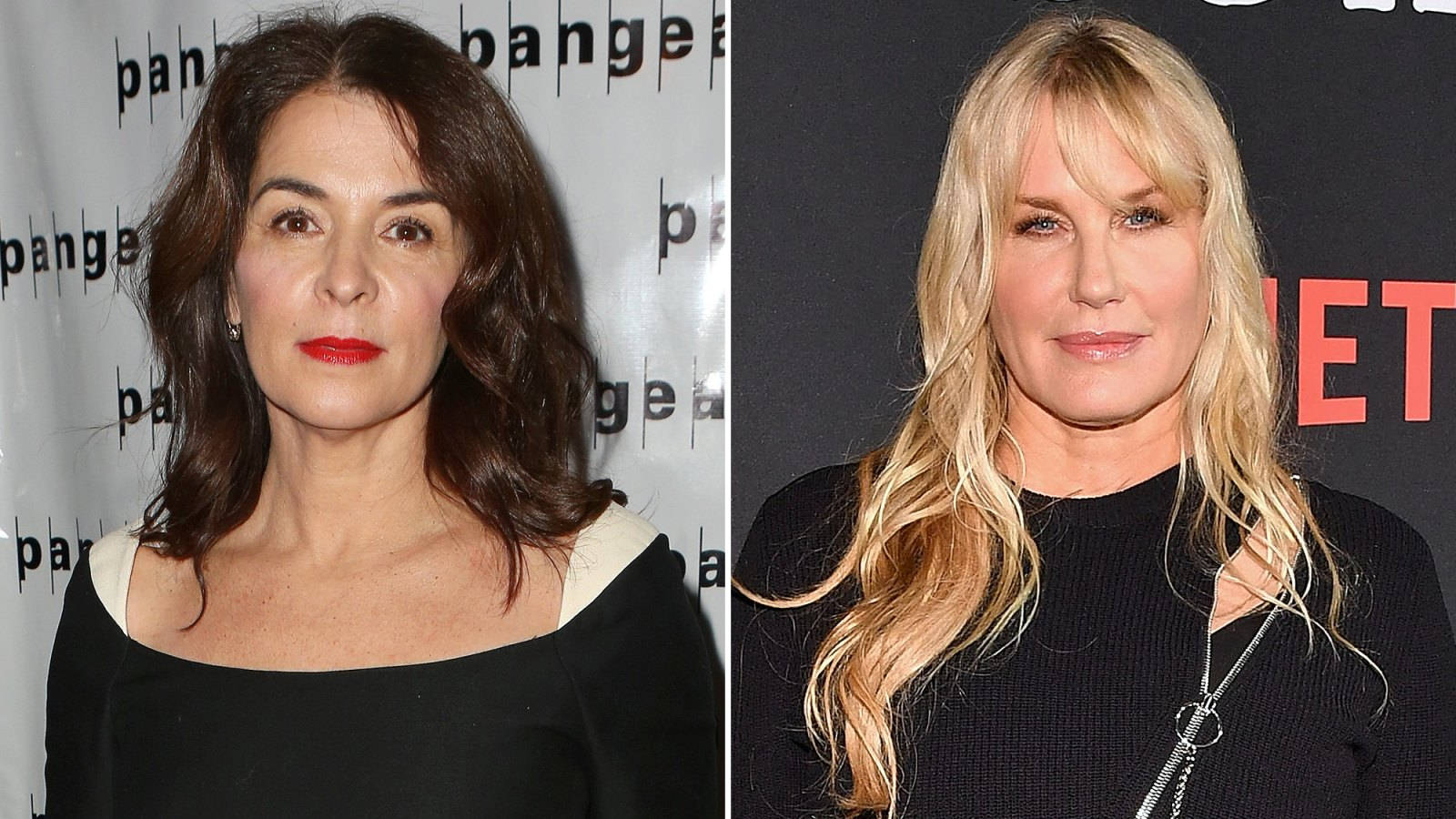 Actresses Daryl Hannah And Annabella Sciorra Background