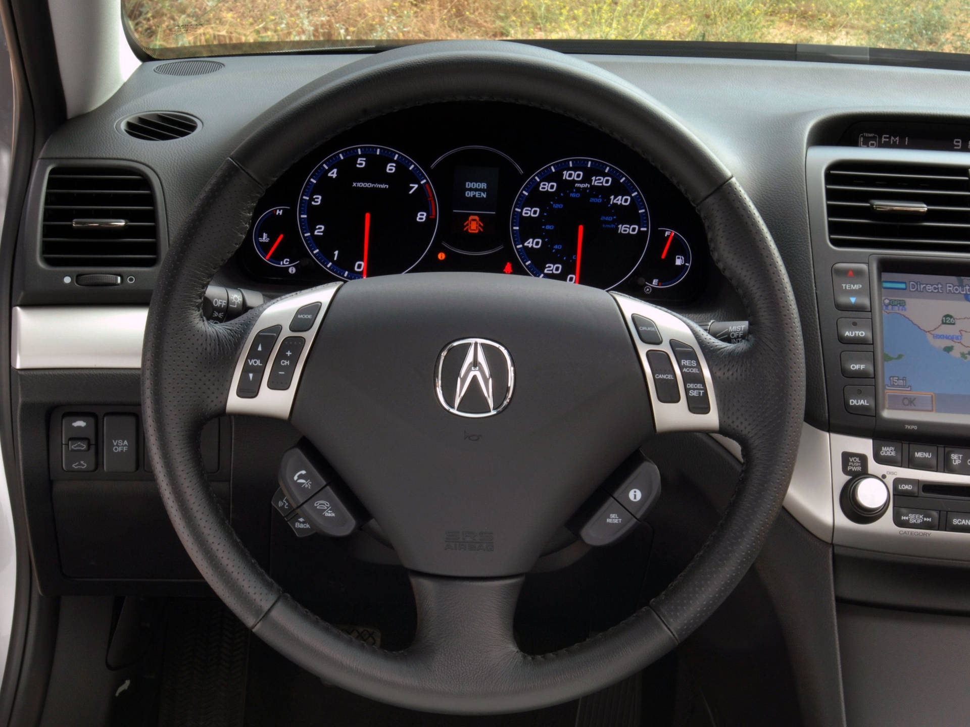 Acura Steering Wheel Interior Background