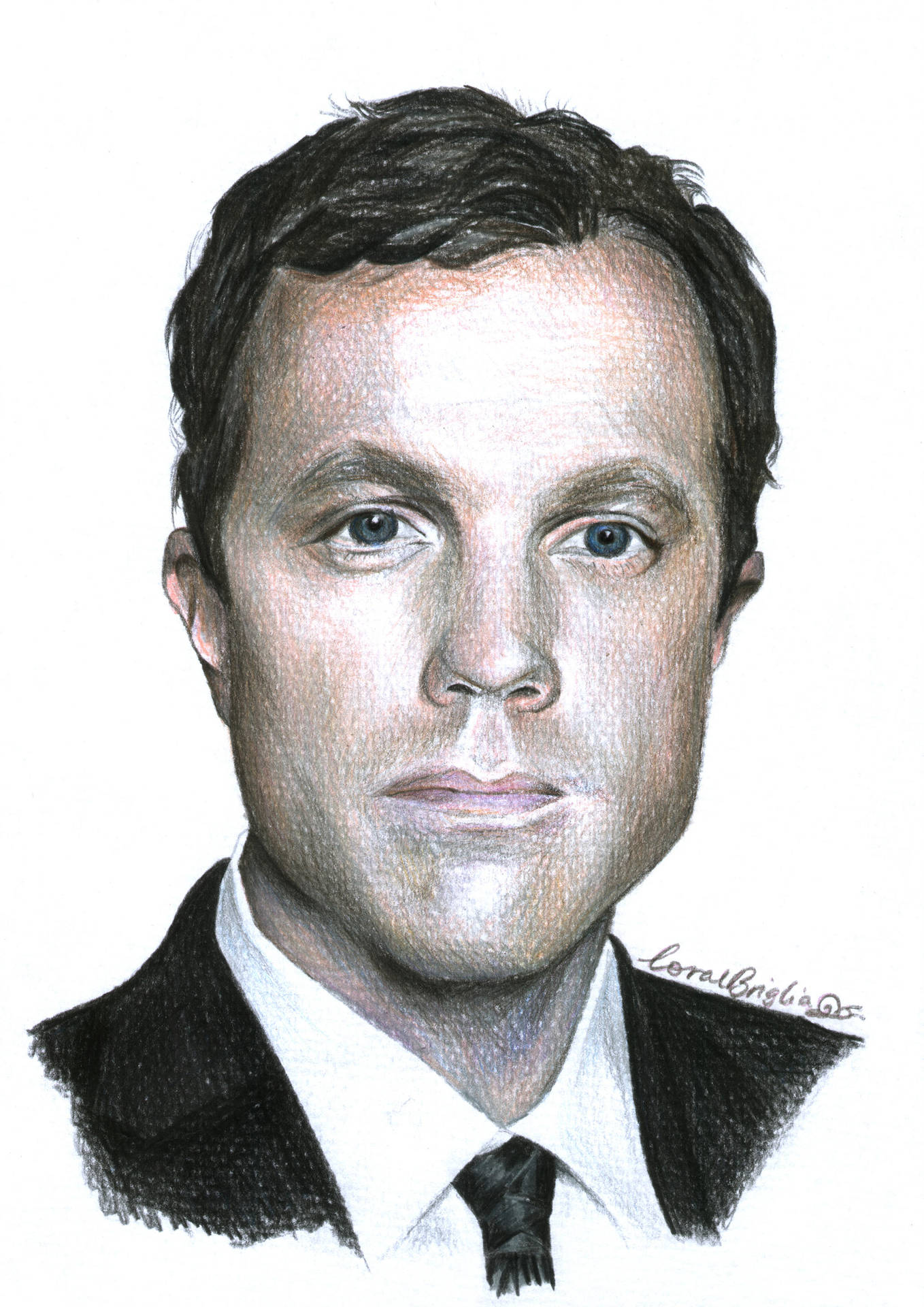 Adam Baldwin Portrait Art Background