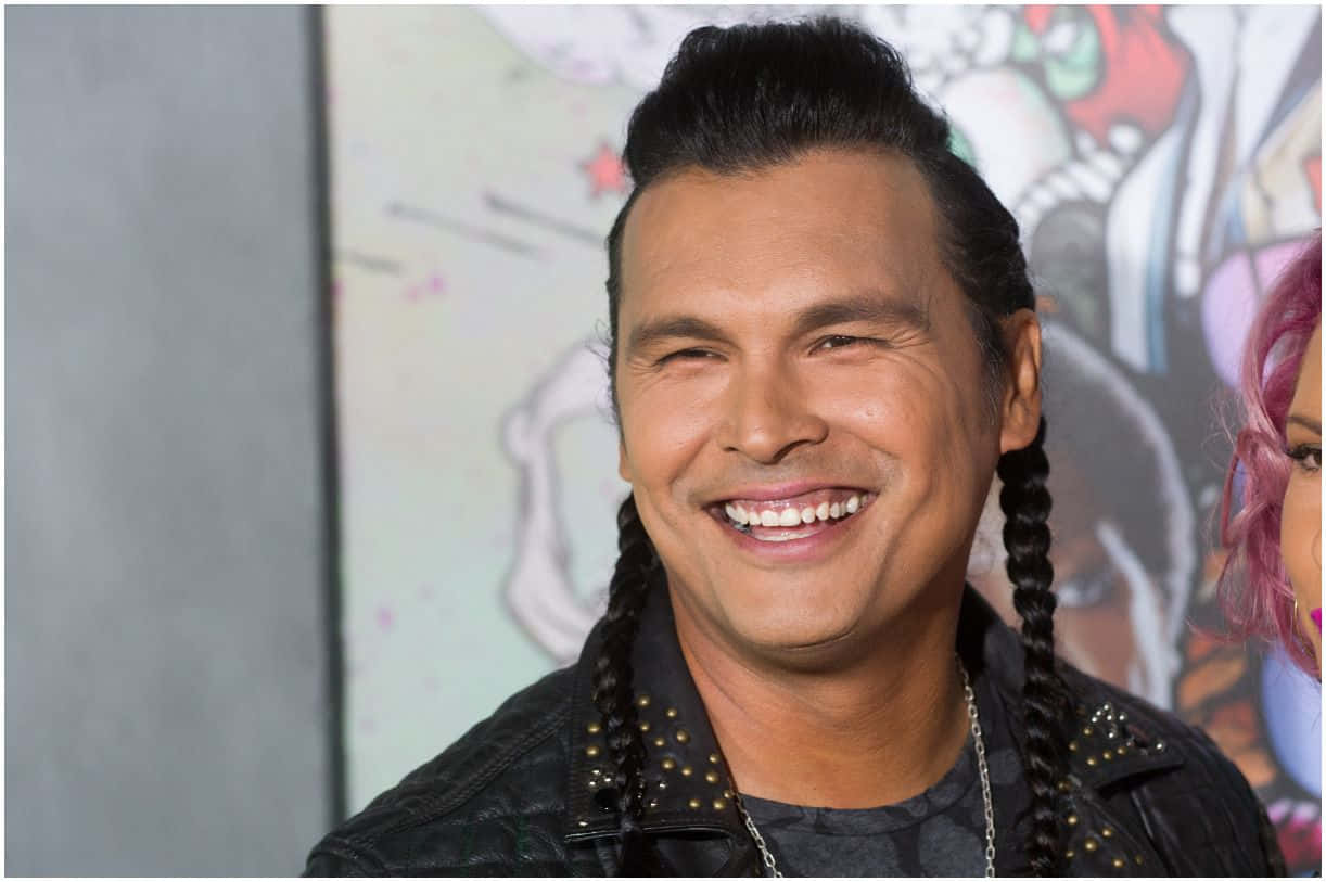 Adam Beach Smilingat Event