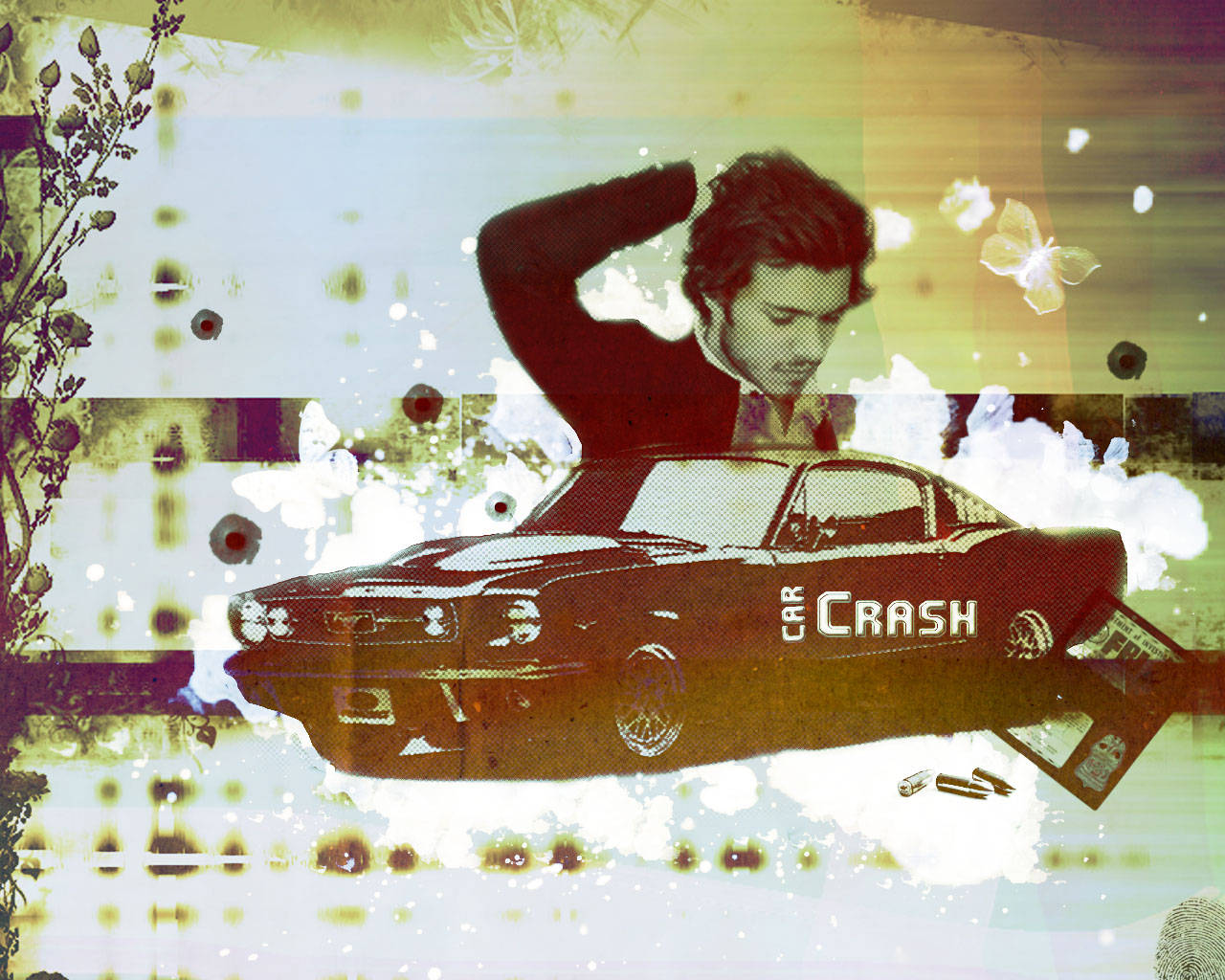 Adam Brody Retro Art Background