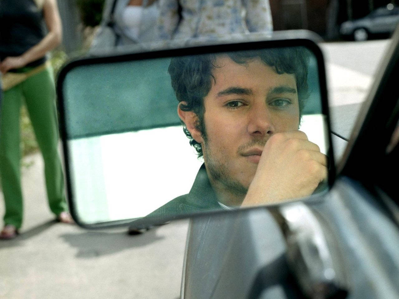 Adam Brody Side Mirror Background