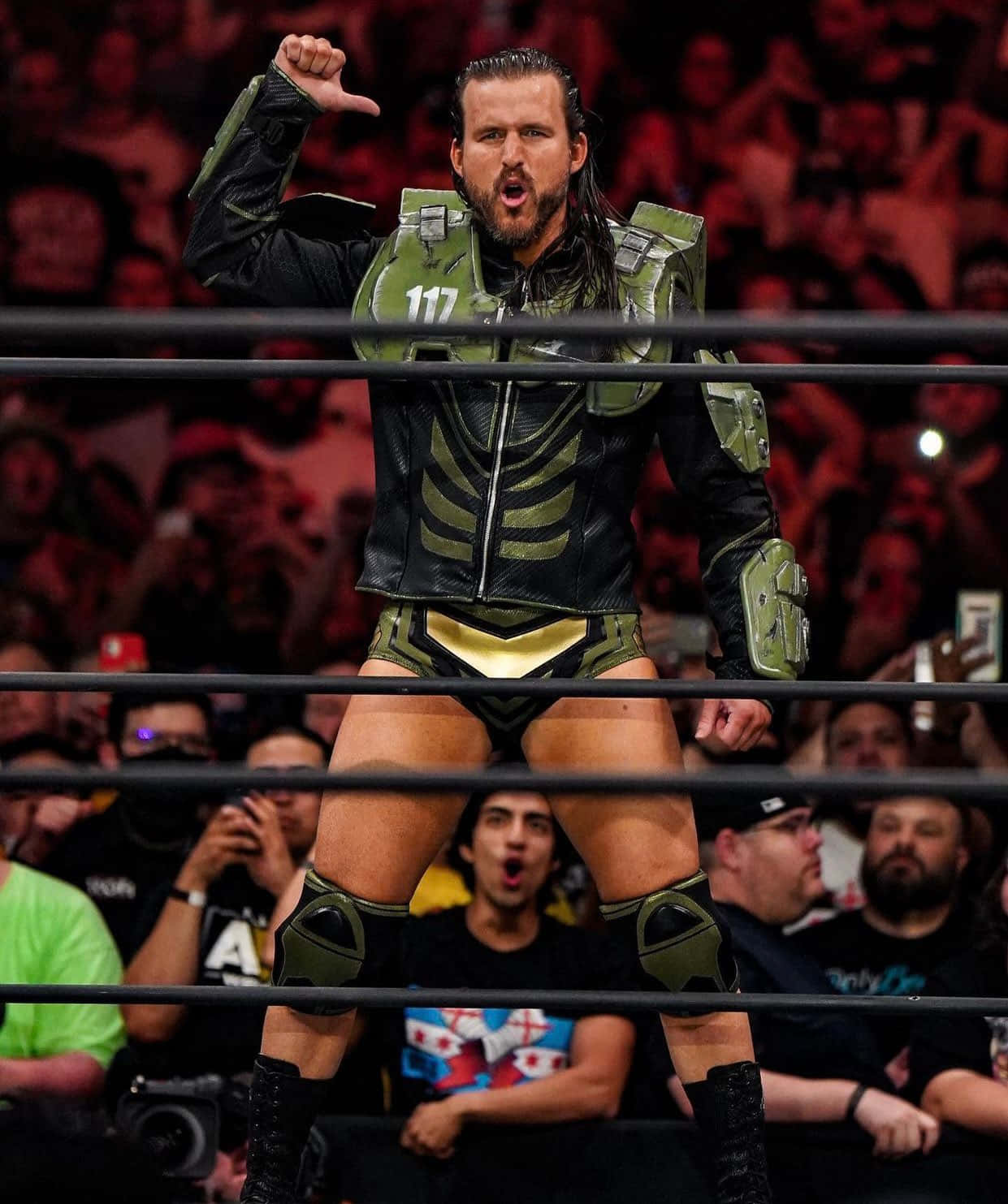 Adam Cole Halo's Master Chief Inspired Gear Background