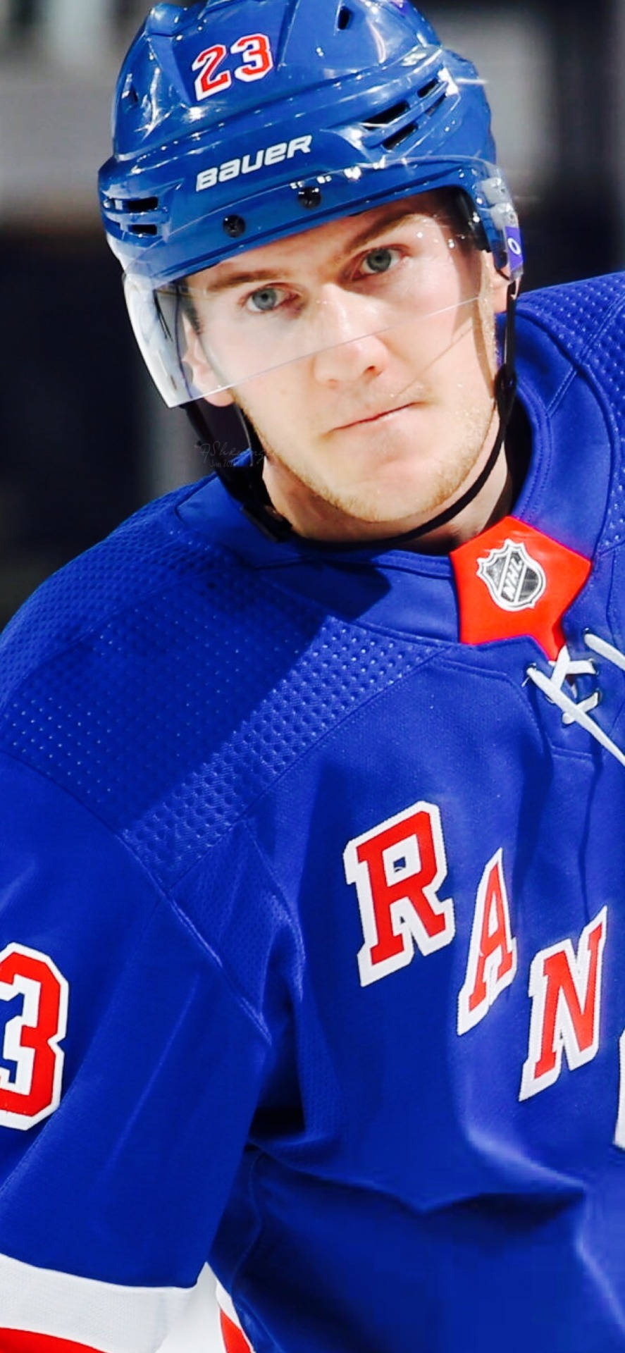 Adam Fox Blue New York Rangers Uniform