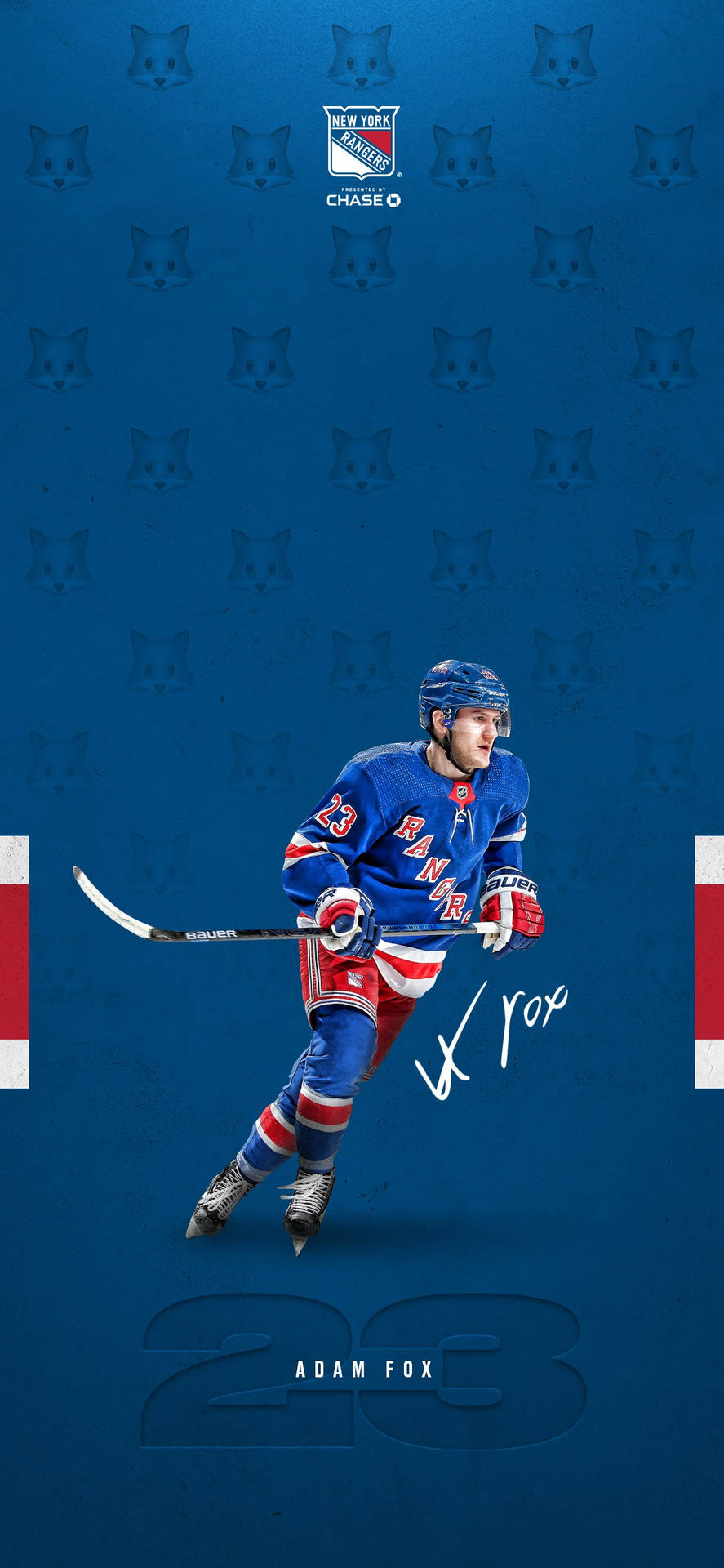 Adam Fox New York Rangers Classy 23