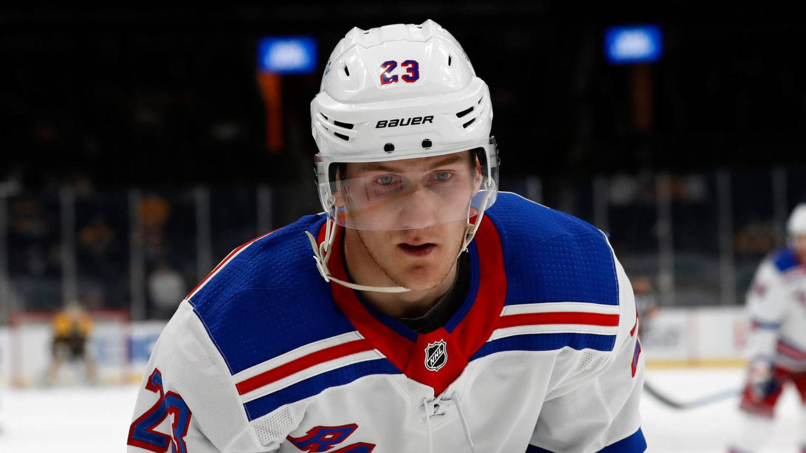 Adam Fox White New York Rangers Stunned