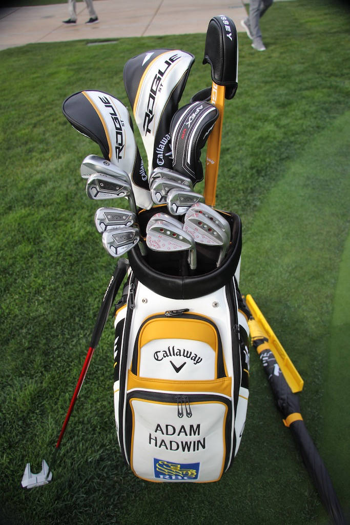 Adam Hadwin Swinging His Golf Club On The Golf Course