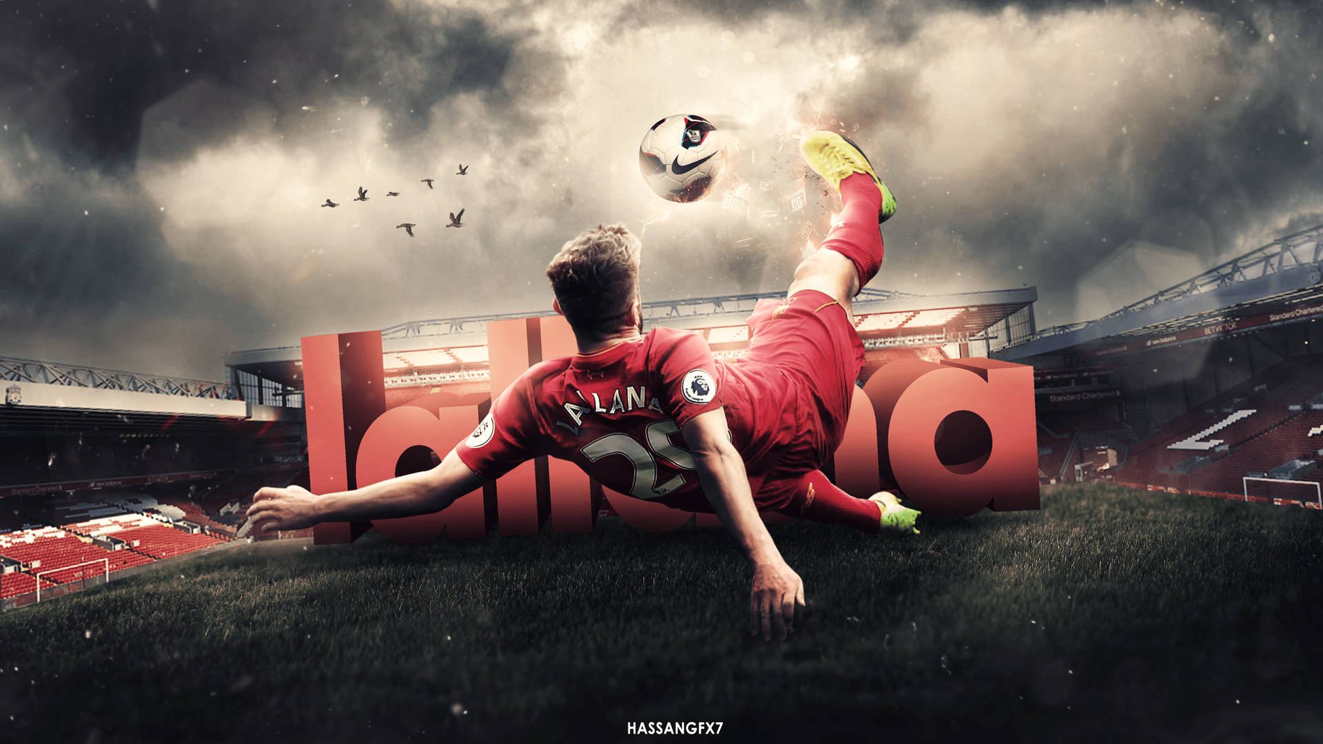 Adam Lallana Cool Football Playing