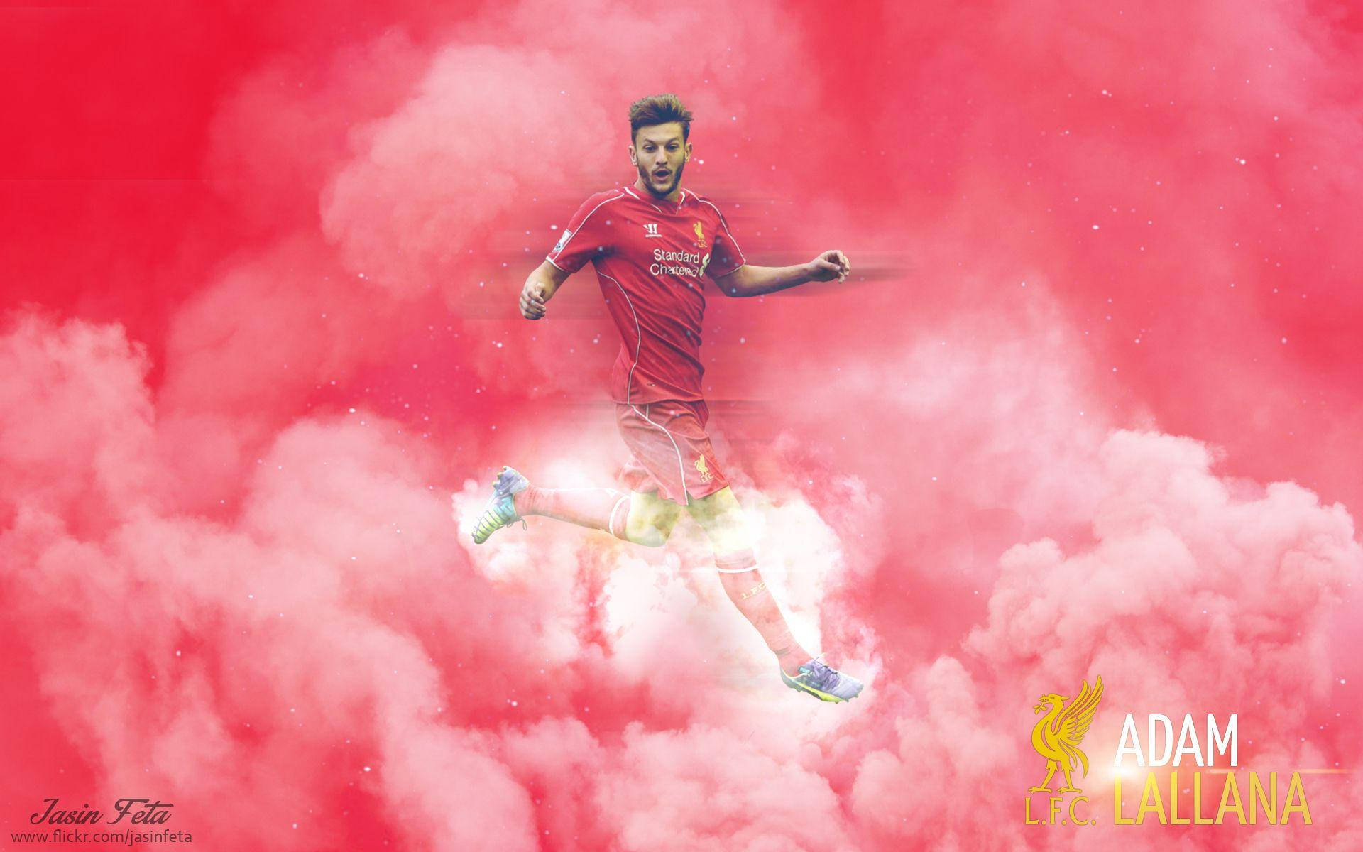 Adam Lallana Cool Smokey Background