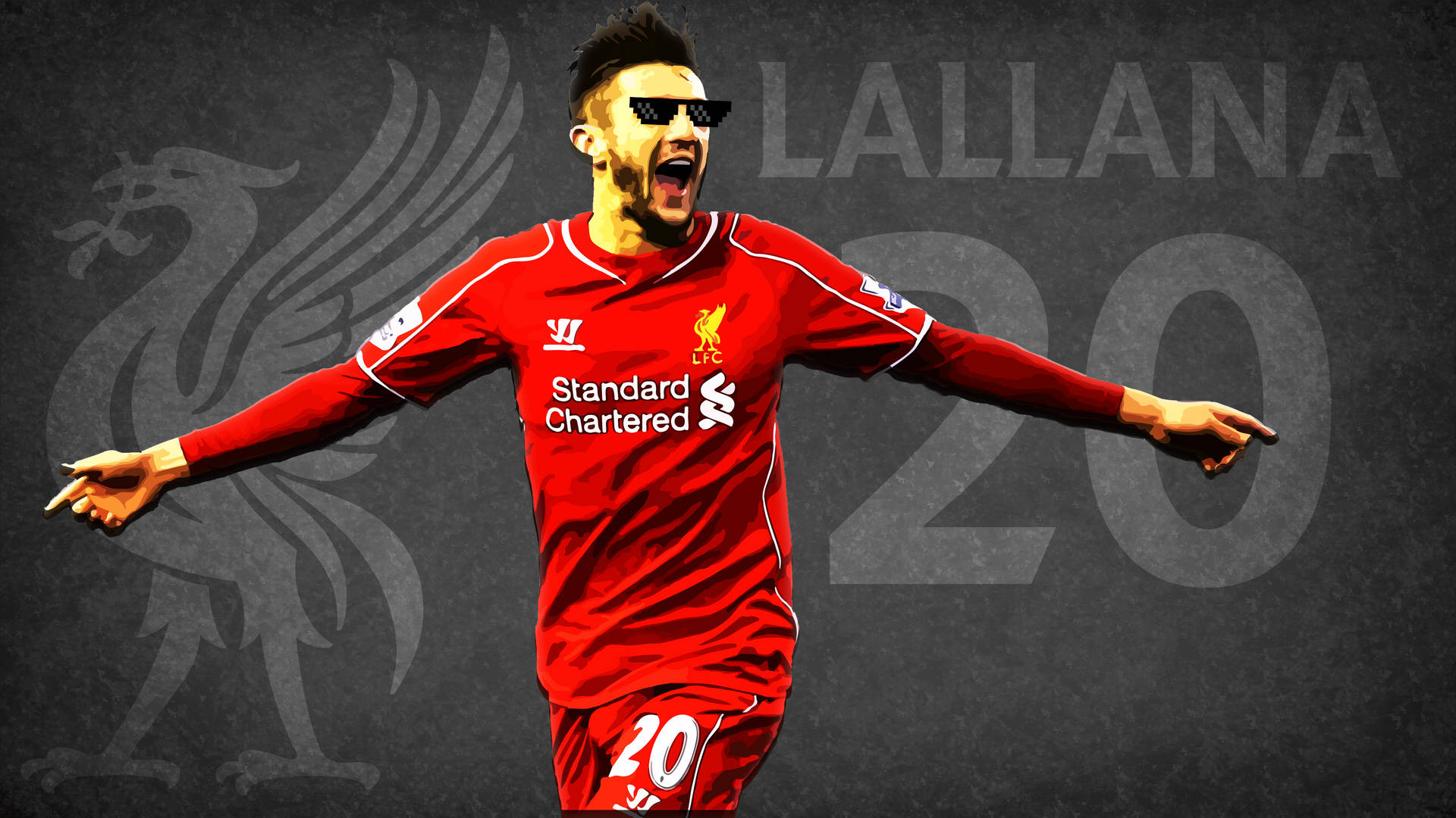 Adam Lallana Gray Southampton Background