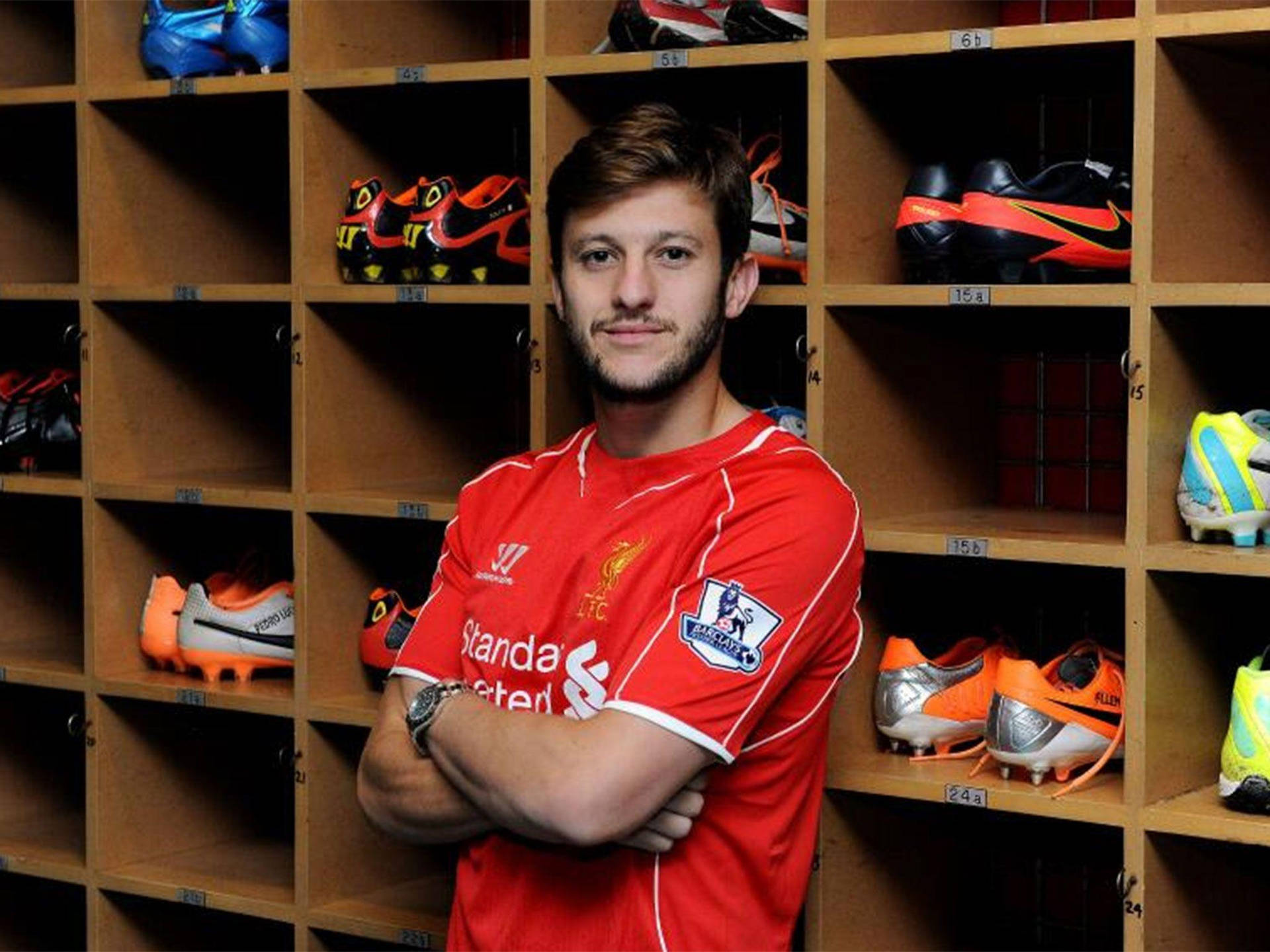 Adam Lallana Lfc Player Background