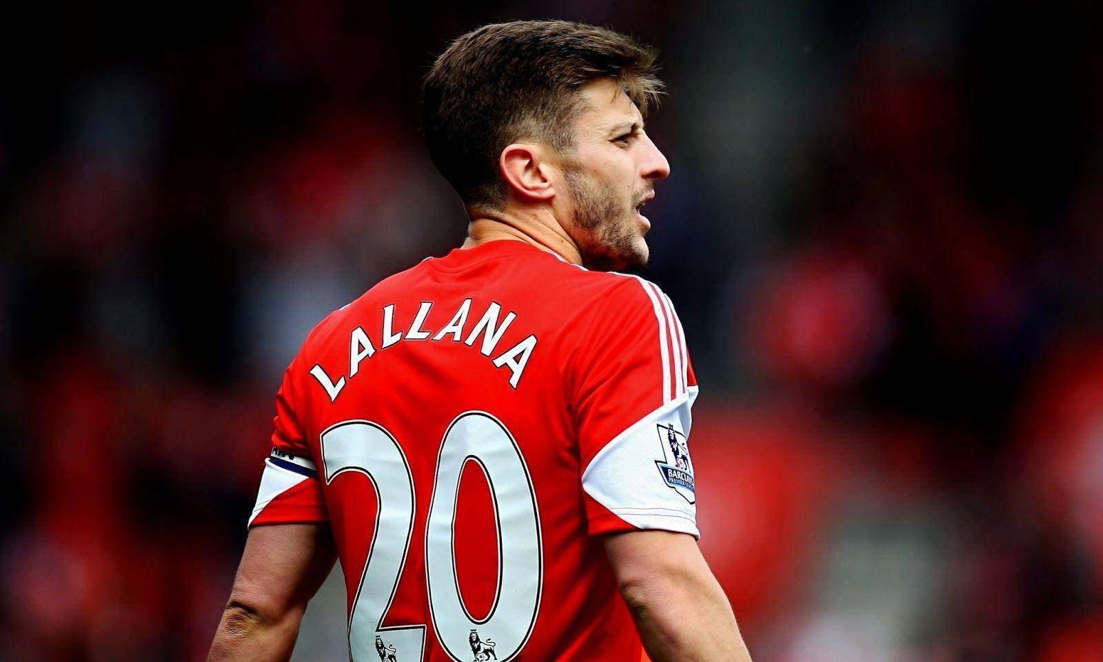 Adam Lallana Number 20 Jersey Background