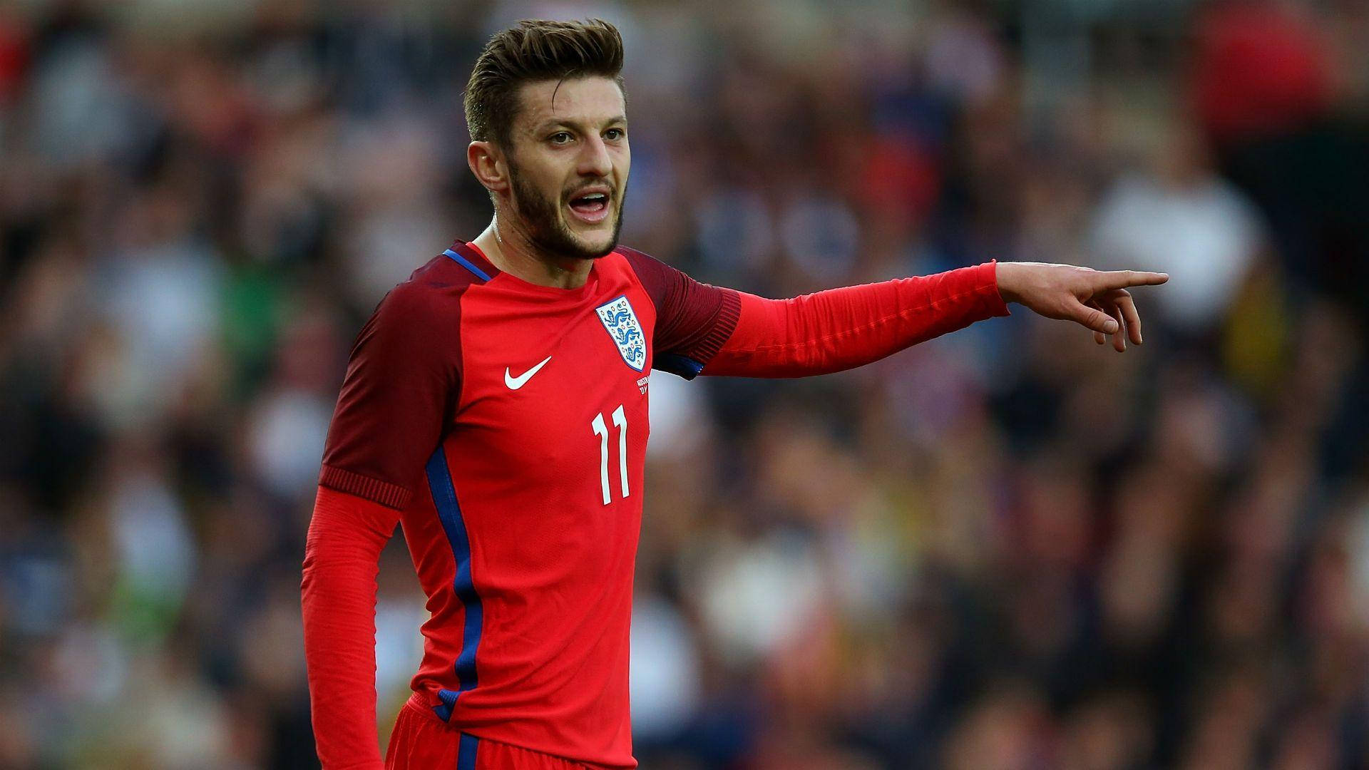 Adam Lallana Pointing Background