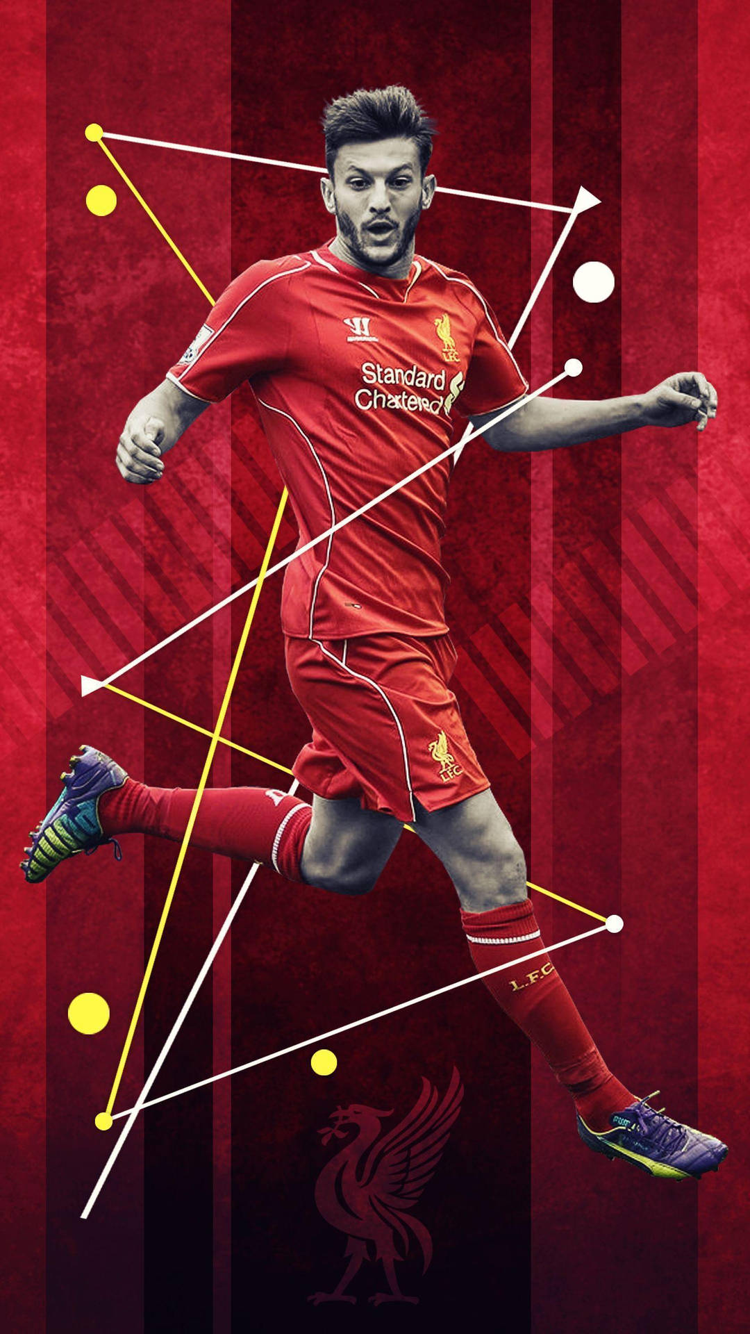 Adam Lallana Red Lfc Phone Background