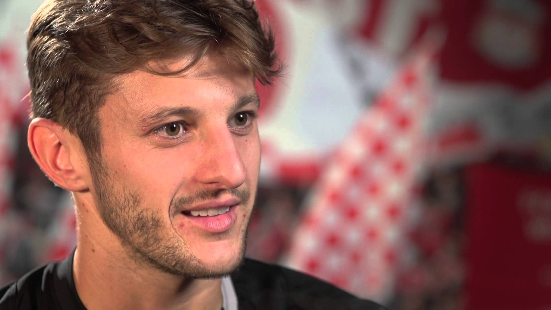 Adam Lallana Shy Smile