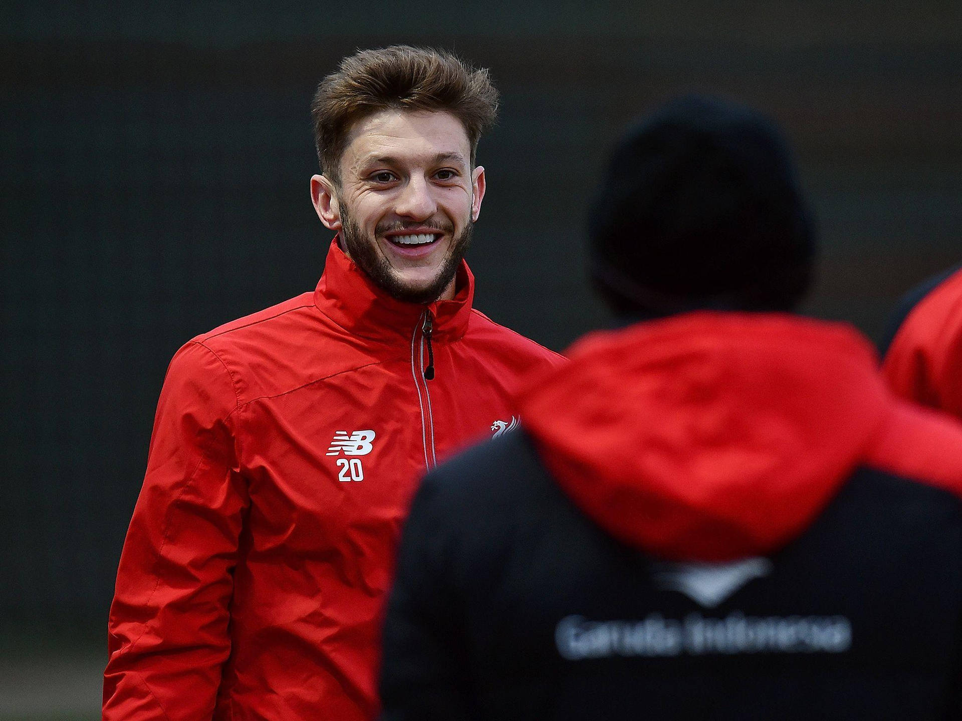 Adam Lallana Smiling Background