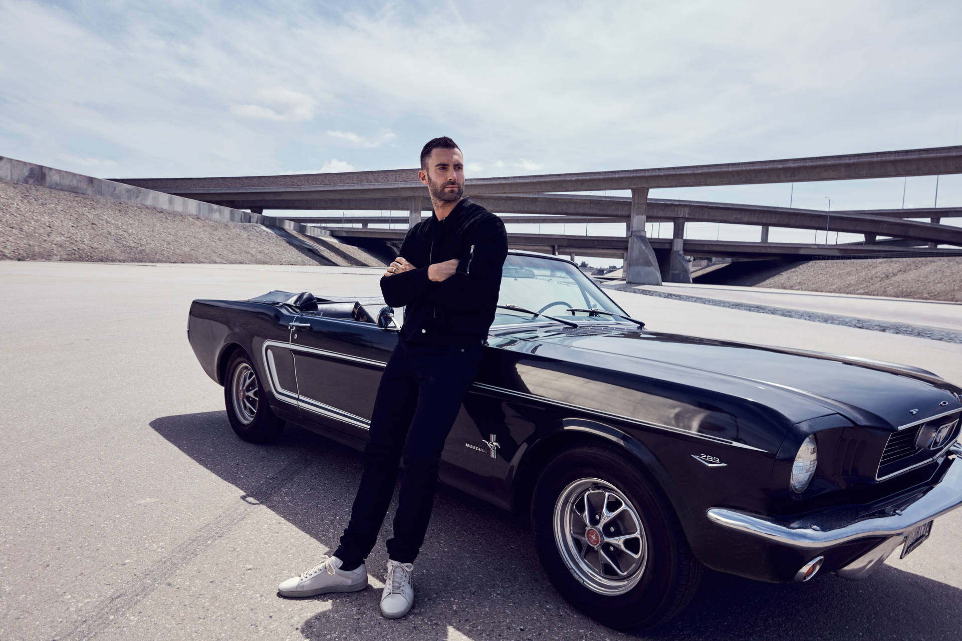 Adam Levine Ford Mustang