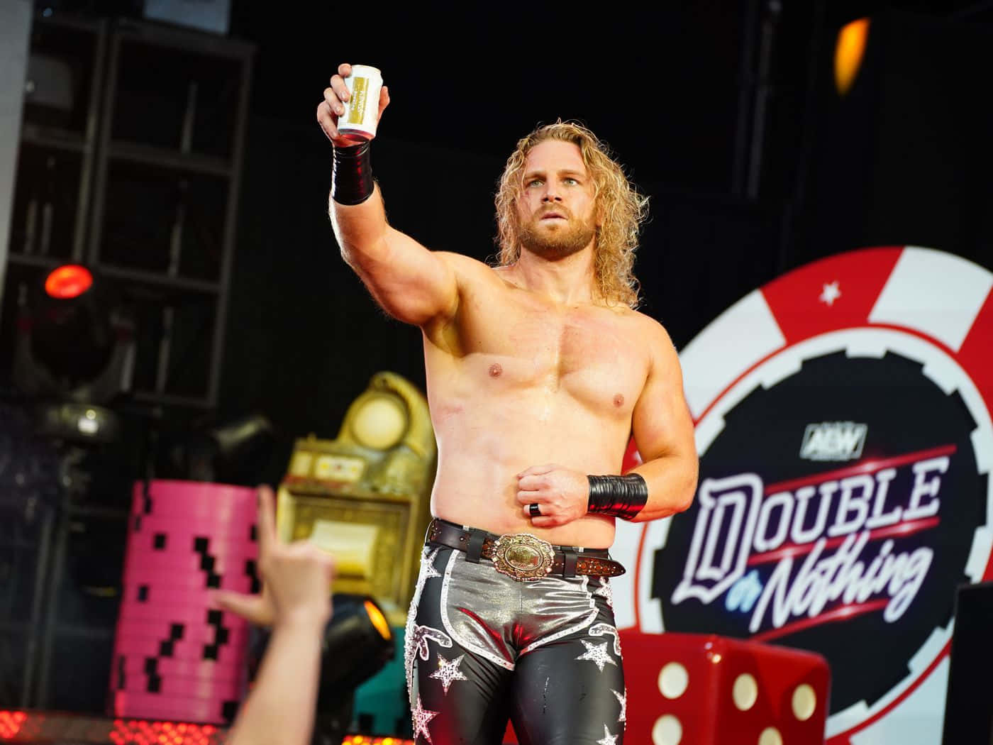 Adam Page Aew Double Or Nothing Background