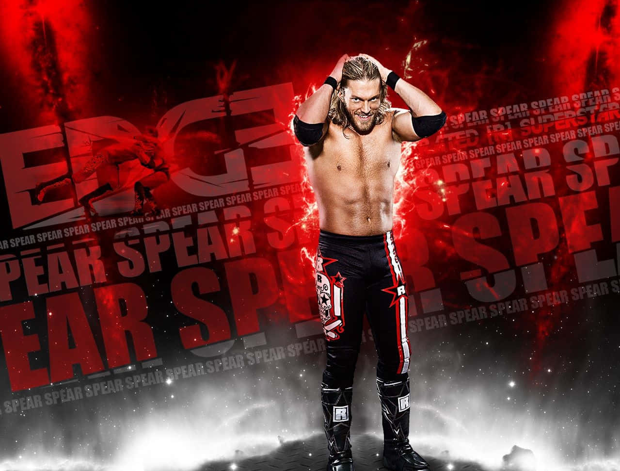 Adam Page Red Spear Background