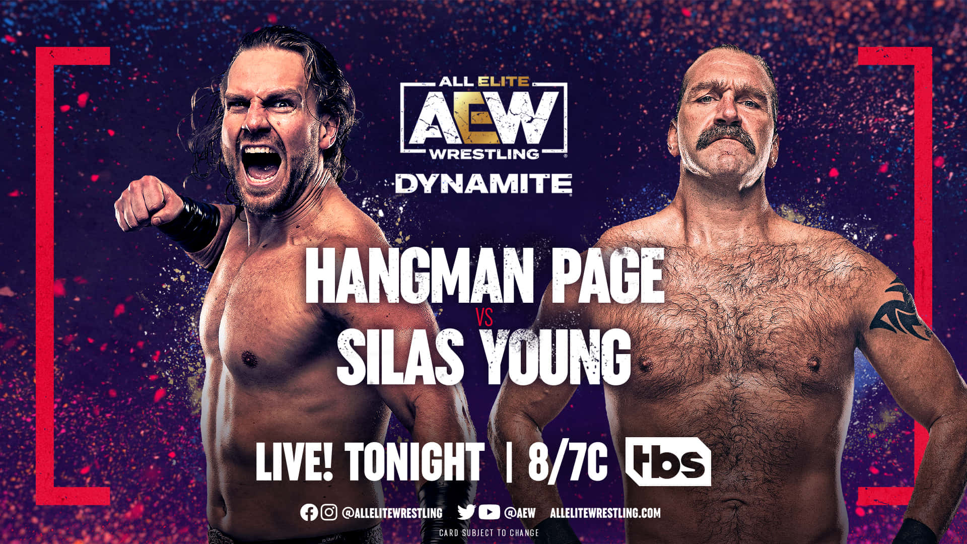 Adam Page With Silas Young Background