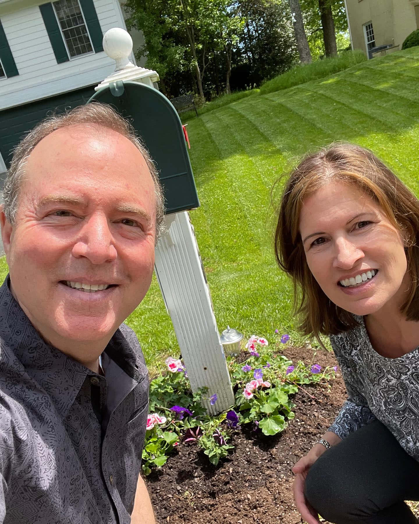 Adam Schiff And Wife Takes A Selfie