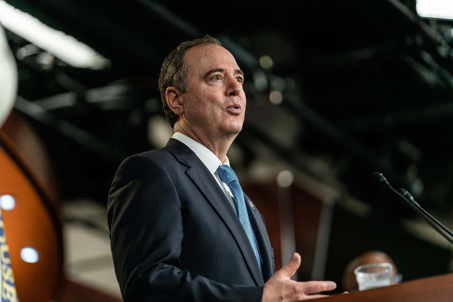 Adam Schiff Giving A Speech