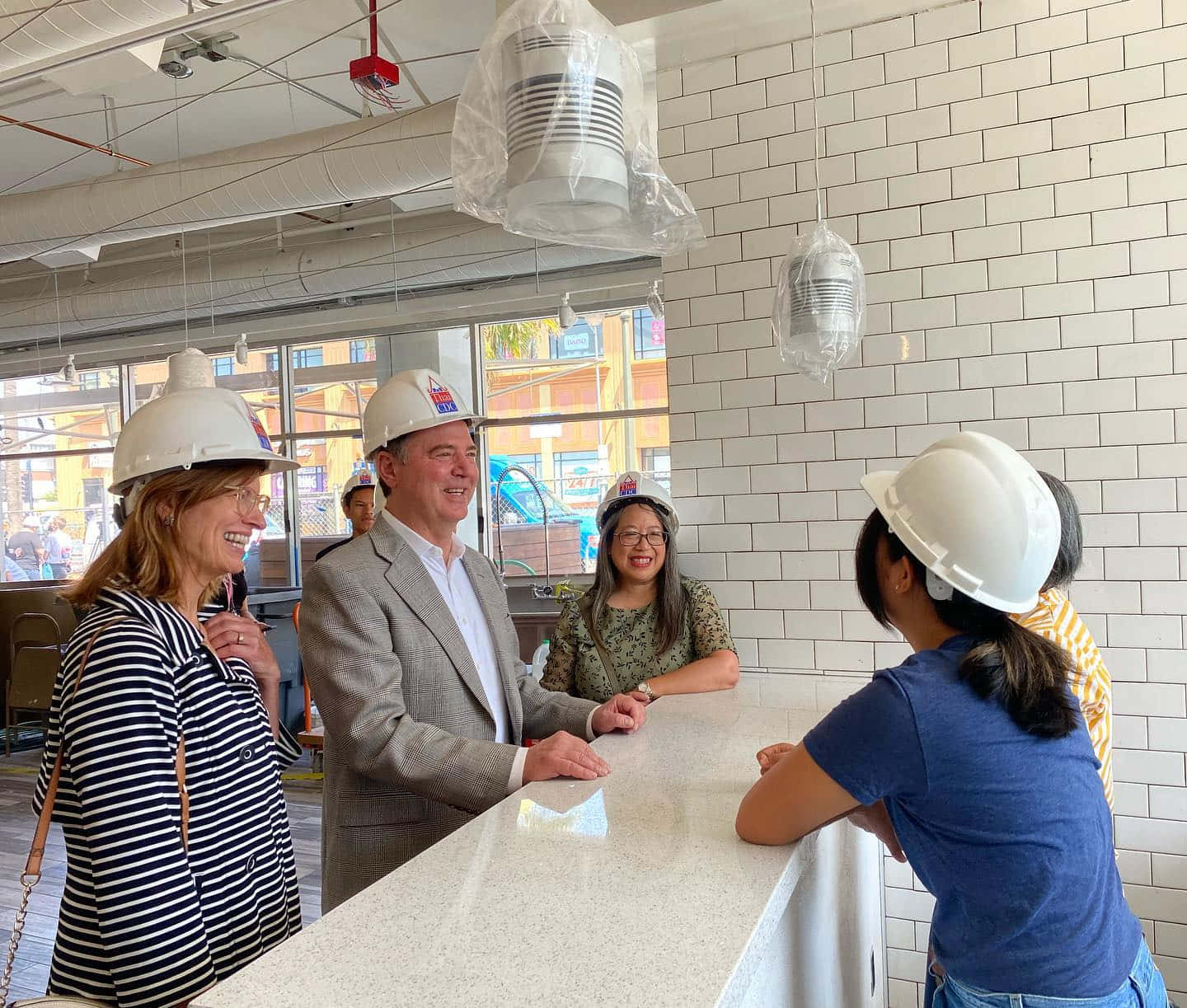 Adam Schiff With Engineers