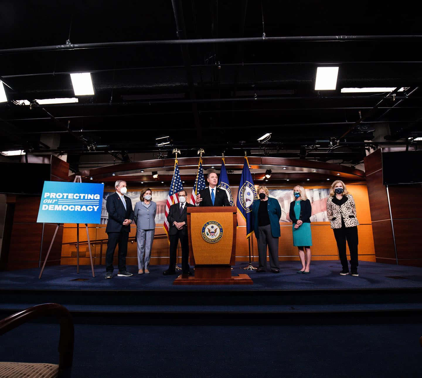 Adam Schiff With Other Representatives