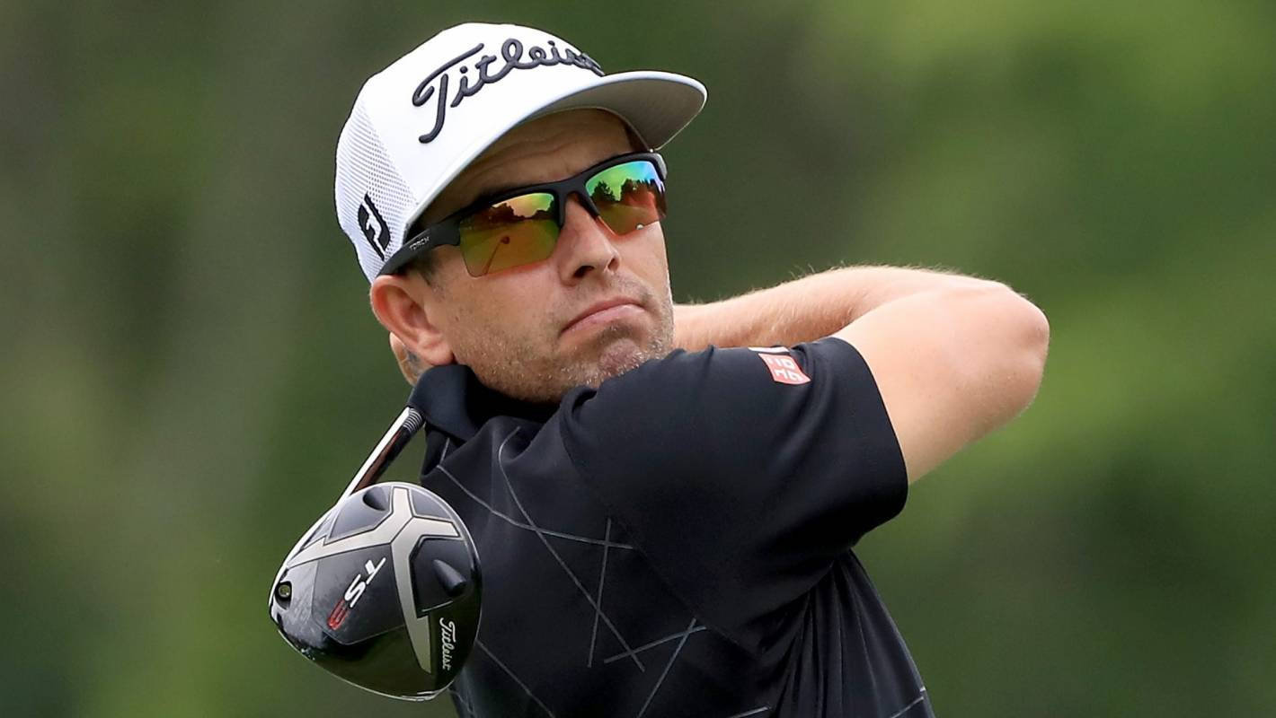 Adam Scott In Multicolored Sunglasses