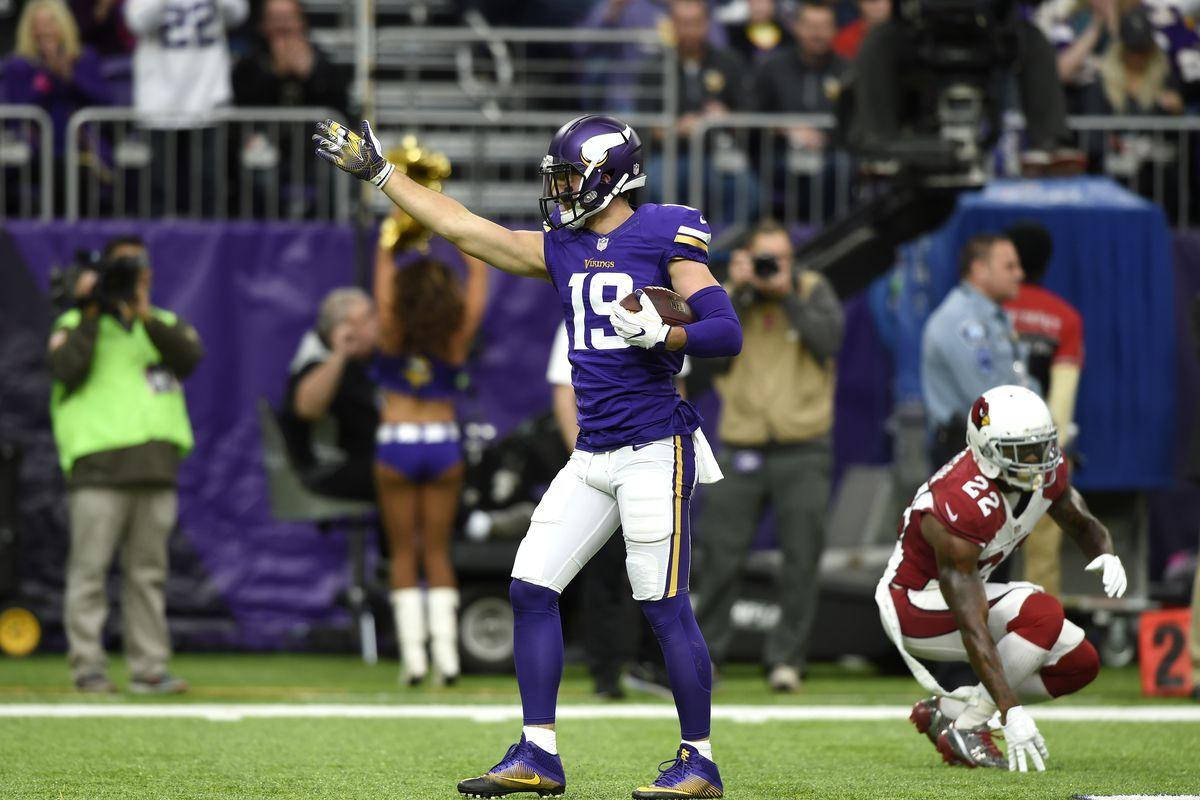 Adam Thielen Evening Football Match Background