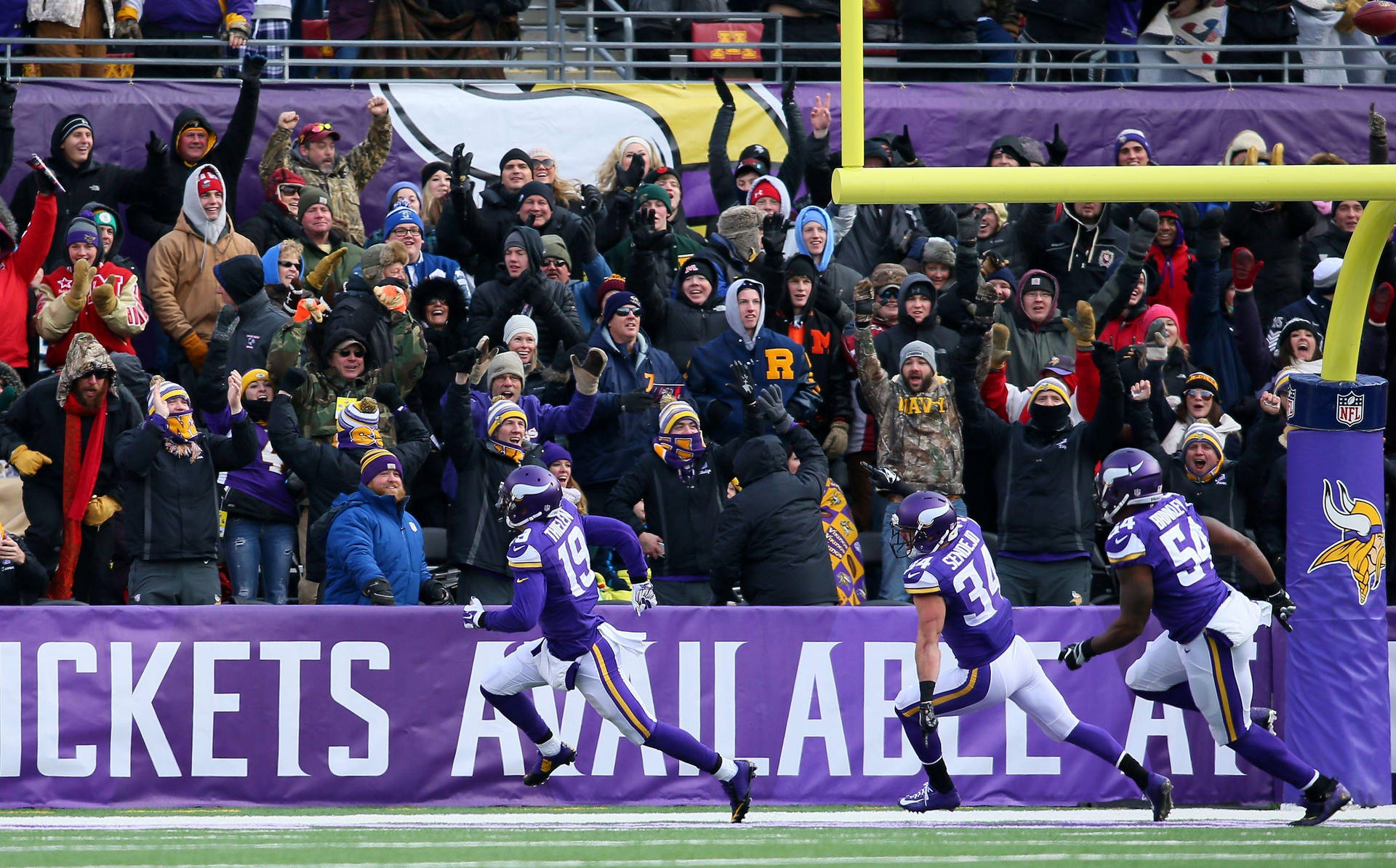 Adam Thielen Football Goal