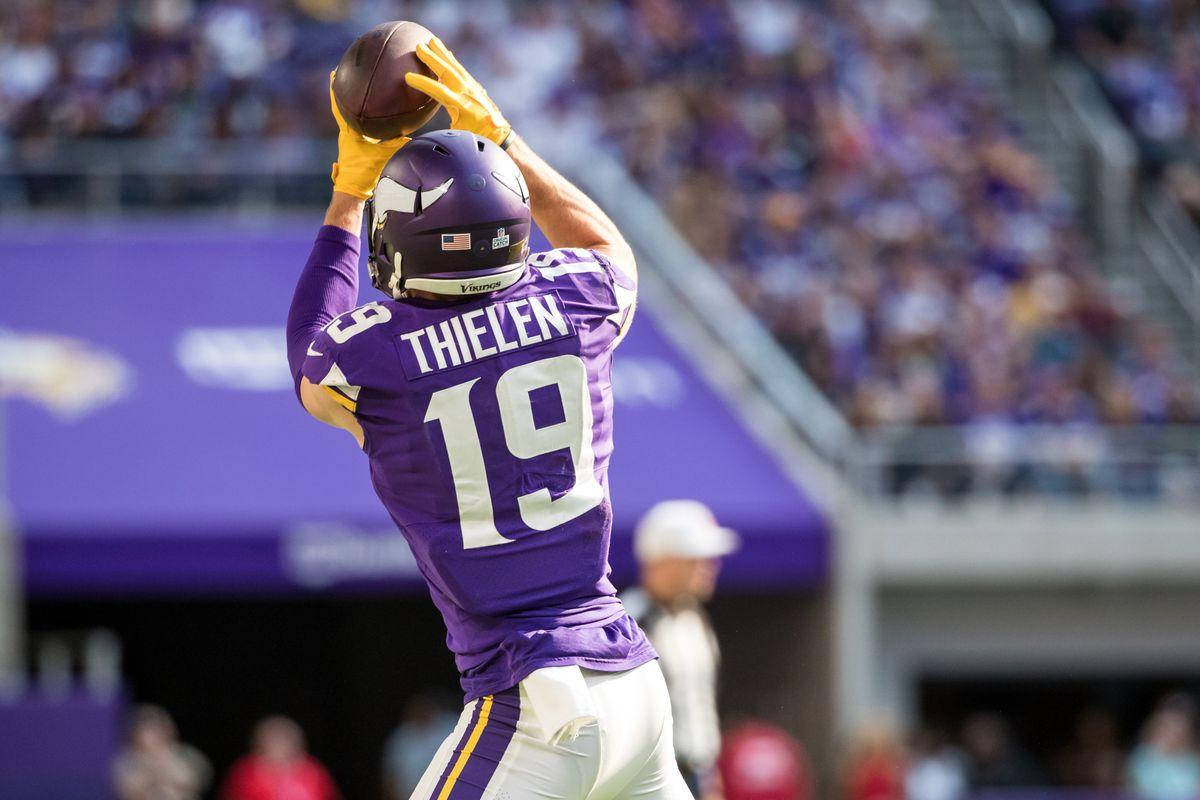 Adam Thielen Incredible Catch Background