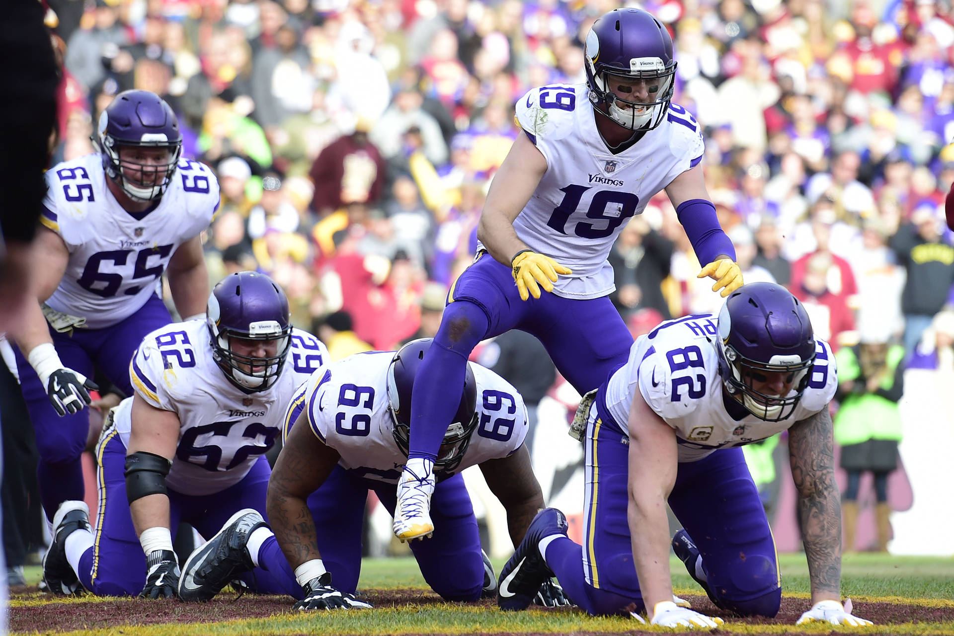 Adam Thielen Minnesota Vikings Formation