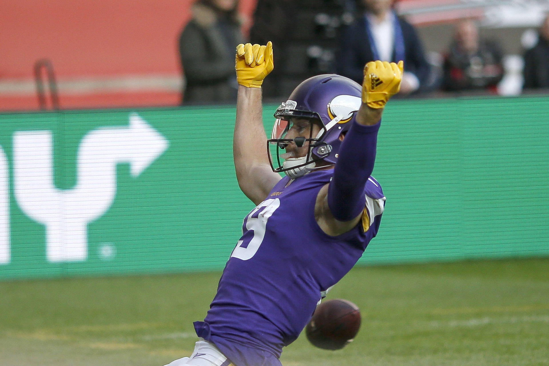 Adam Thielen Victory Game Background