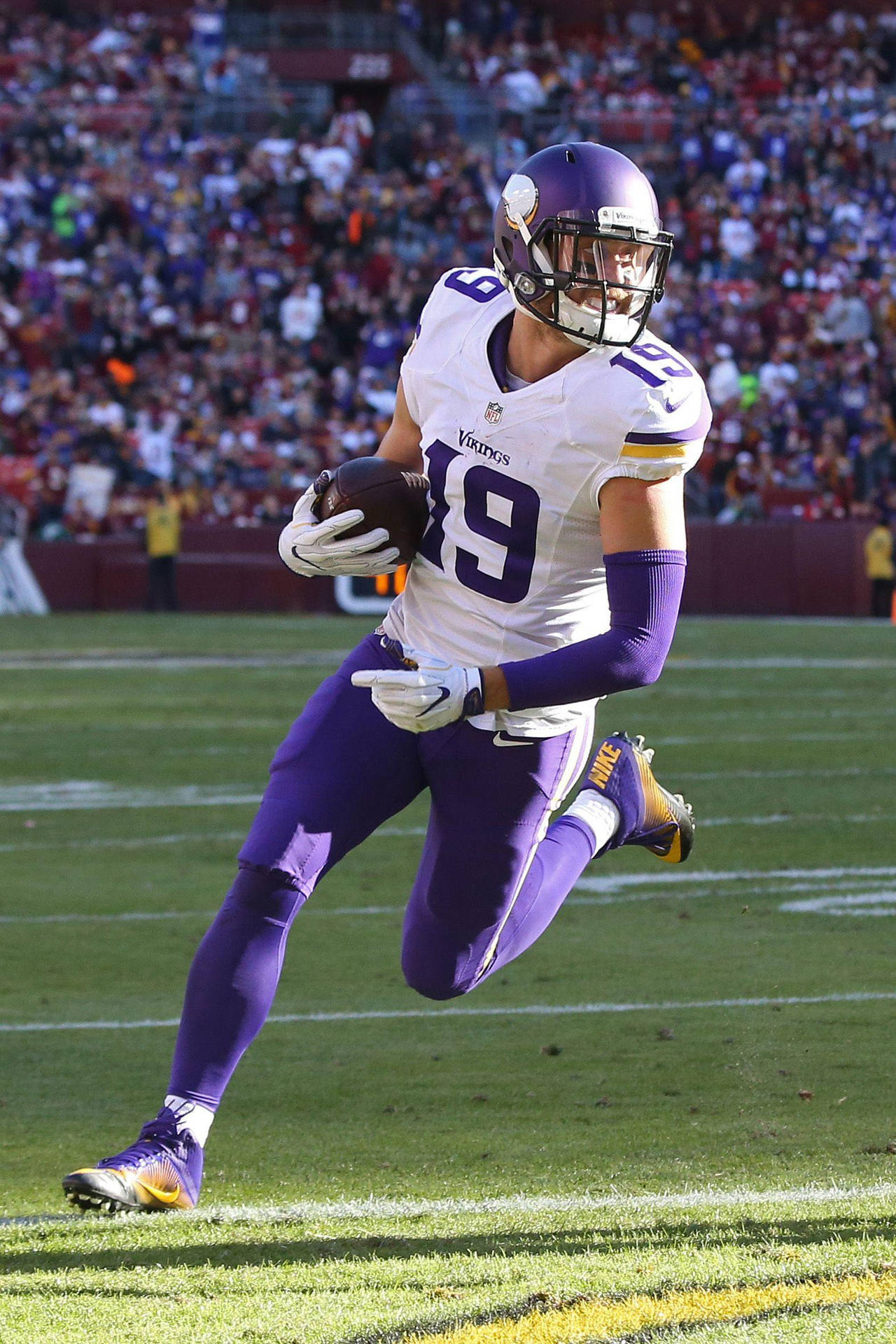 Adam Thielen Vikings Man Of The Year Background