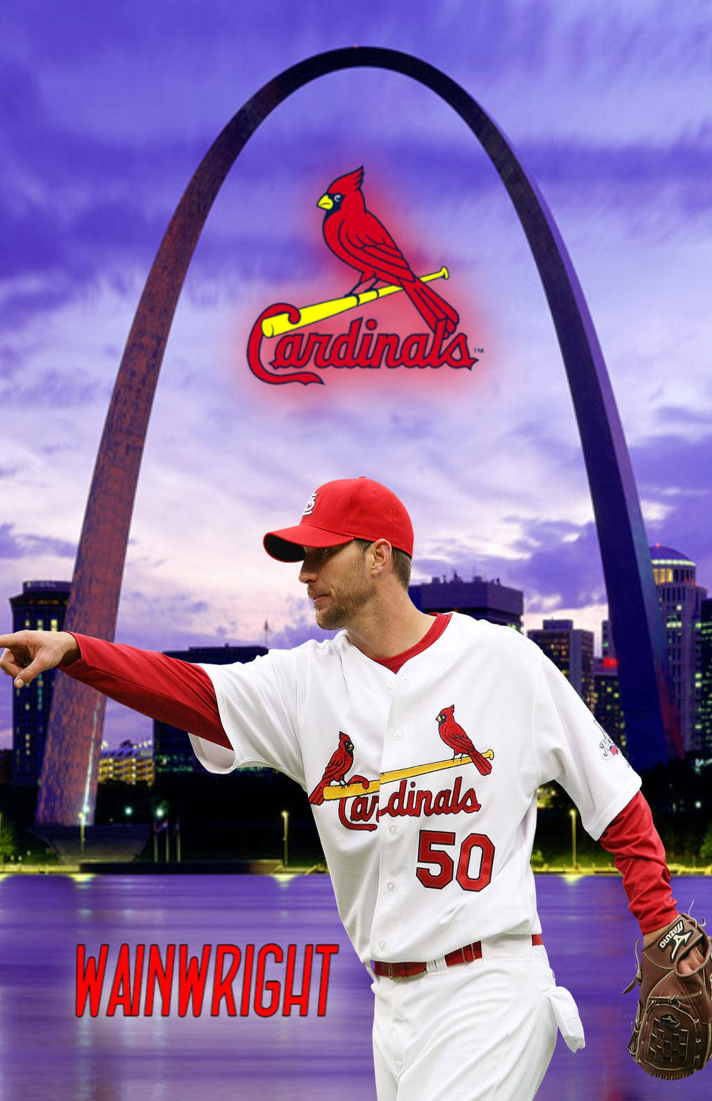 Adam Wainwright Purple Sky