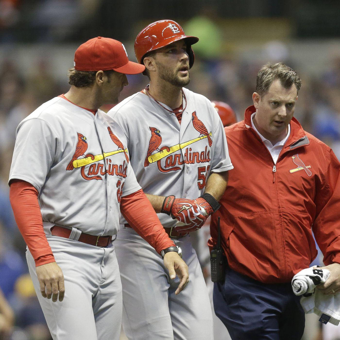 Adam Wainwright With Team Background