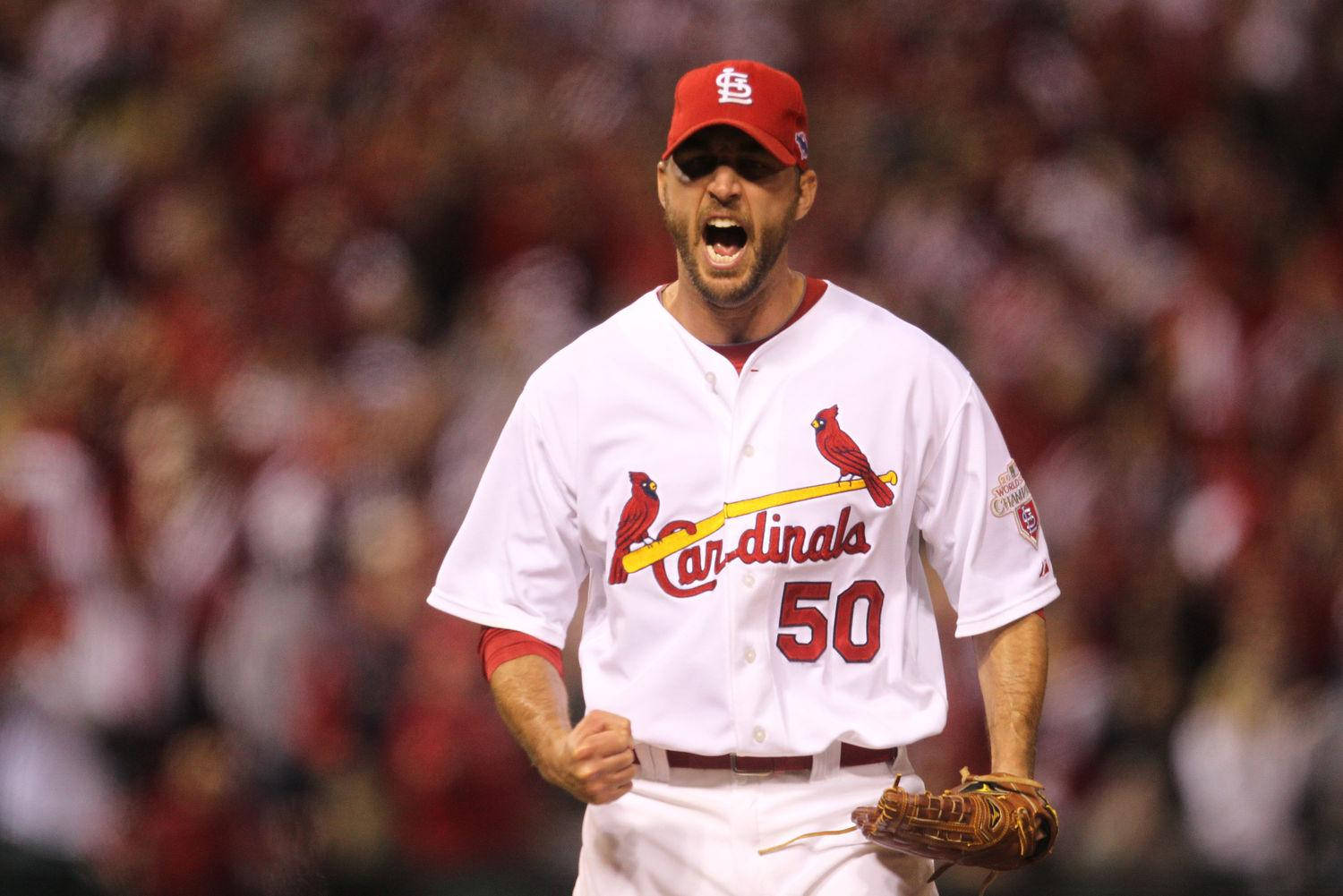 Adam Wainwright Yelling Background