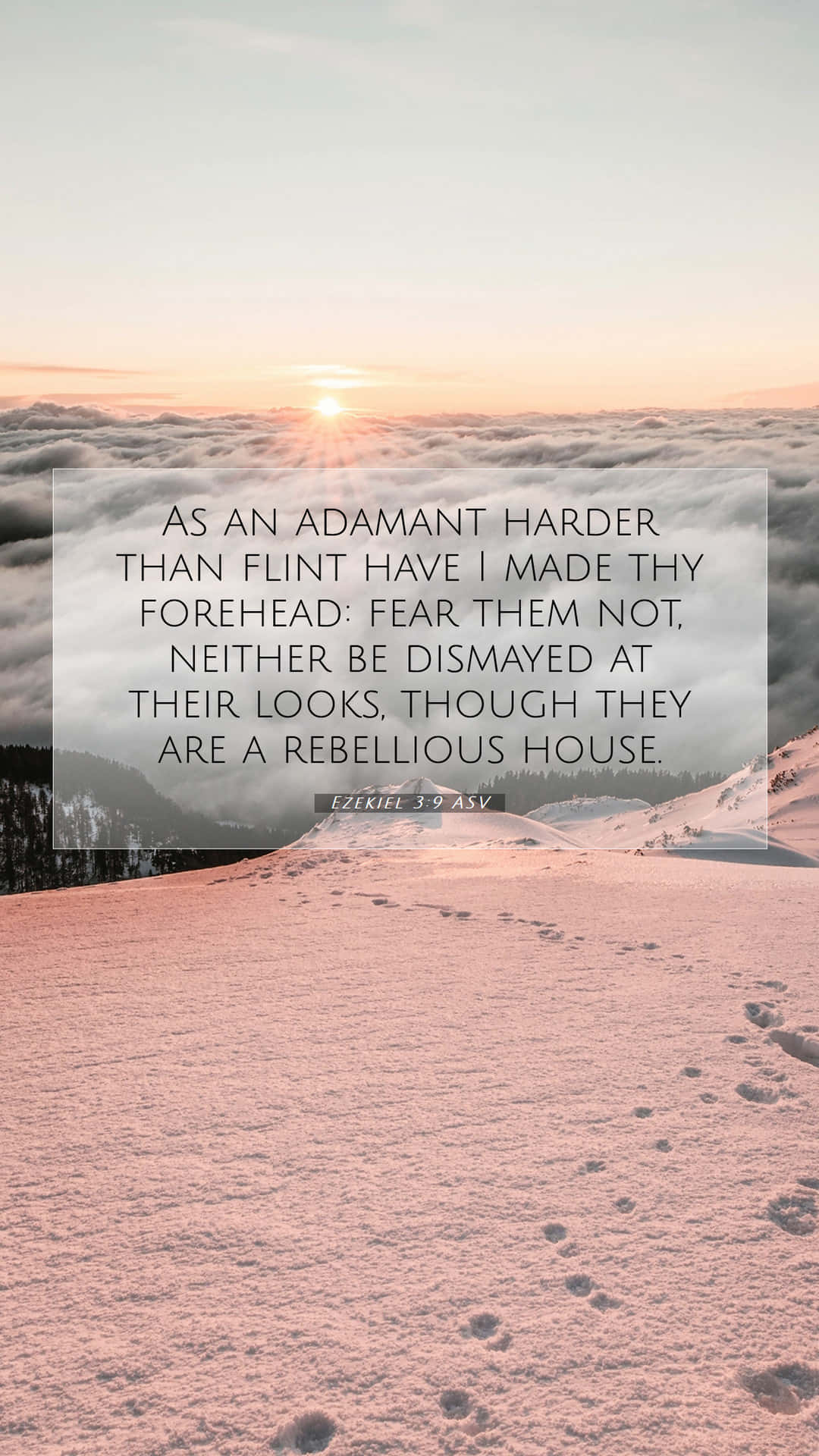 Adamant Sea Bible Verse