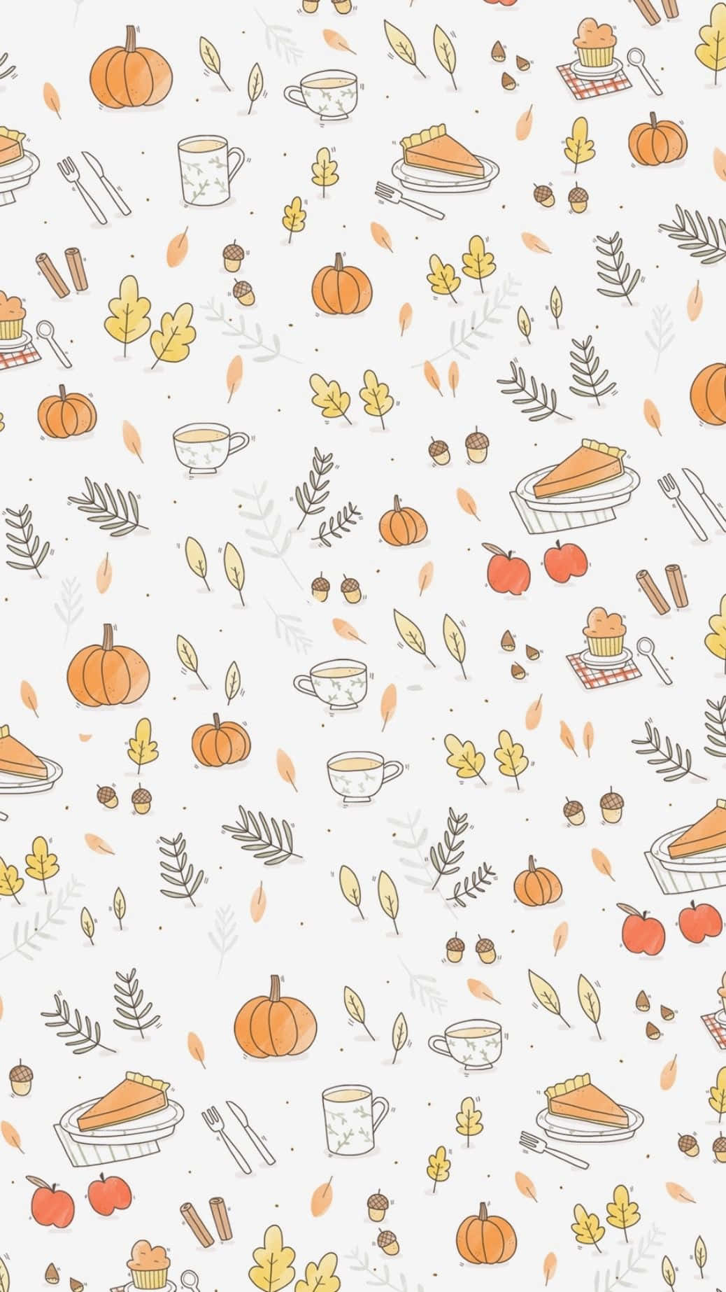 Add A Burst Of Autumnal Colour With This Cute Iphone Wallpaper Background