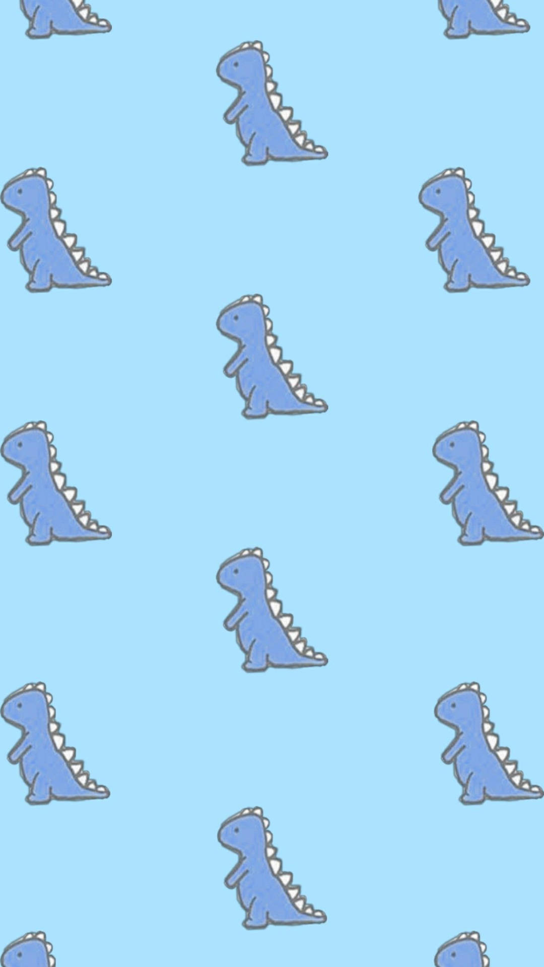 Add A Fun Twist To Your Phone With This Cute Dinosaur Iphone Wallpaper.