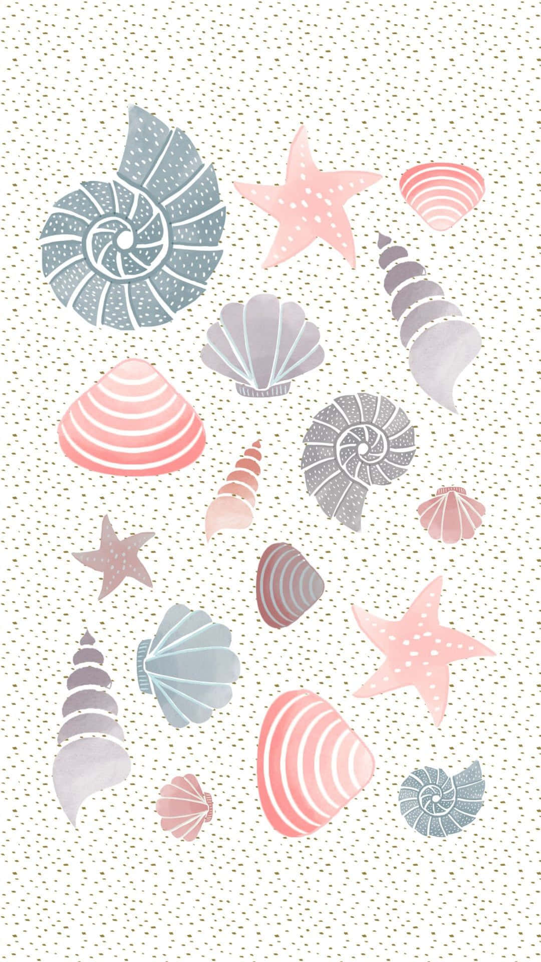 Add A Modern And Cute Touch To Your Iphone With This Stylish Seamless Pattern! Background