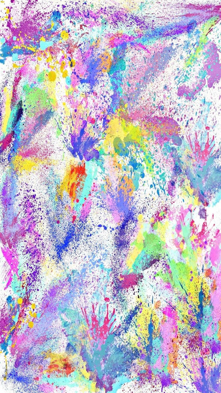 Add A Splash Of Color With Splatter Paint! Background