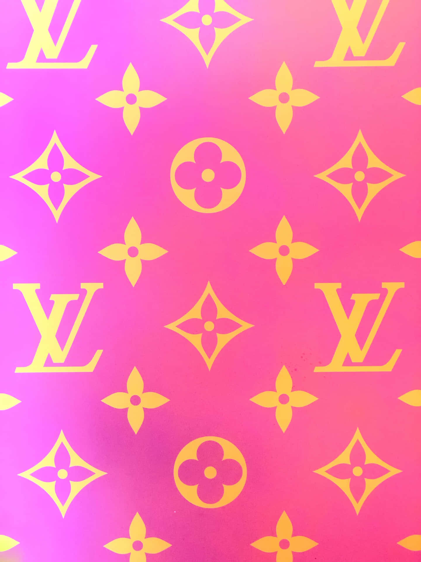 Add A Splash Of Pink To Your Wardrobe With The Timeless Style Of Louis Vuitton Background