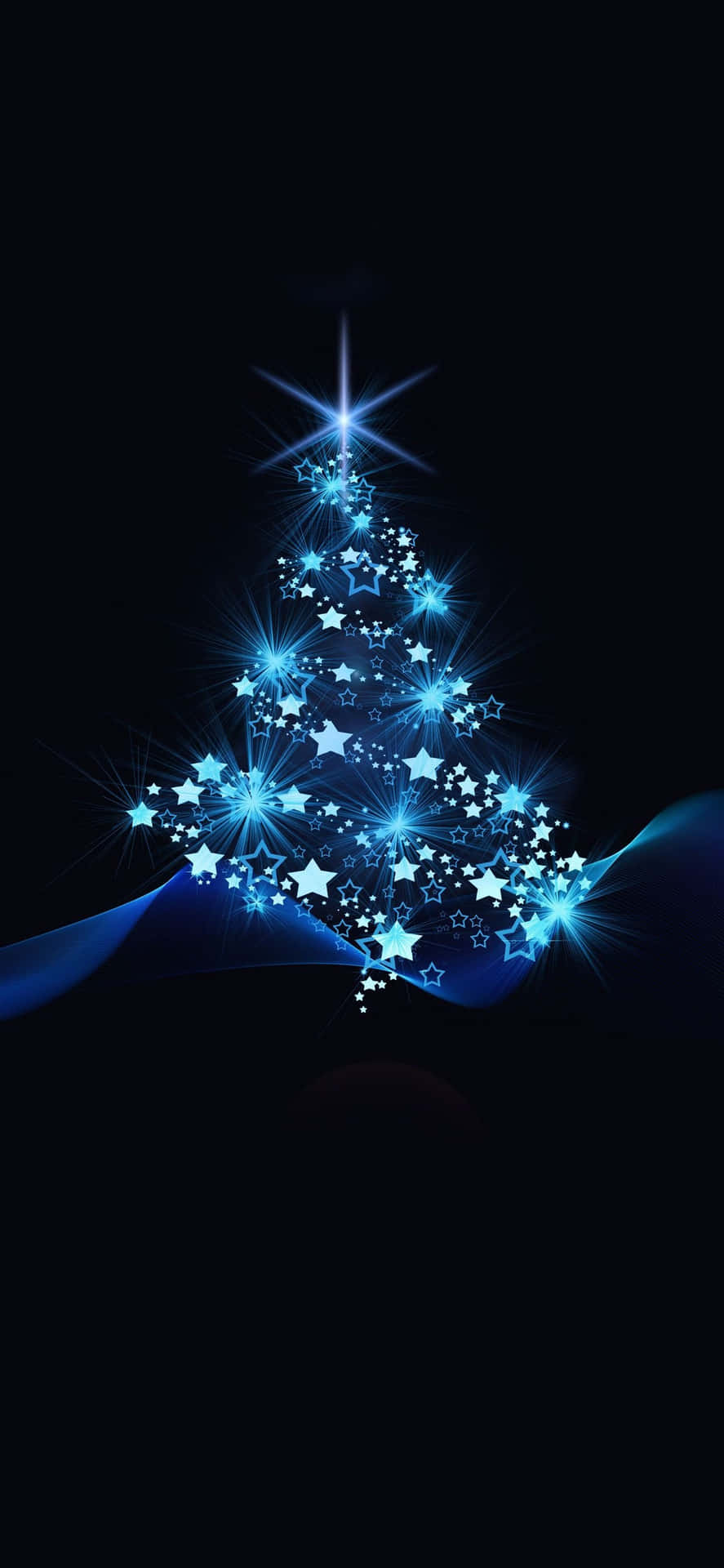 Add A Touch Of Blue To This Cozy Christmas Season! Background