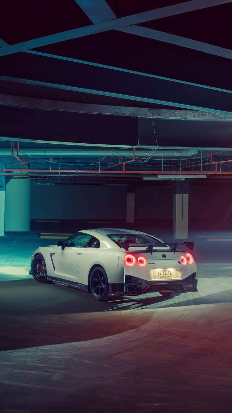 Add A Touch Of Nature To Your Phone With The Nissan Skyline Background