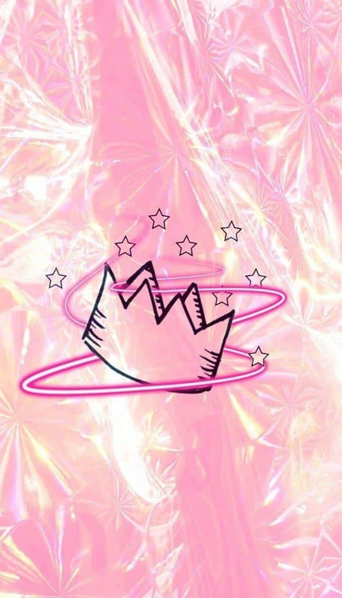 Add A Touch Of Pink To Your Iphone With This Pastel Aesthetic Wallpaper.