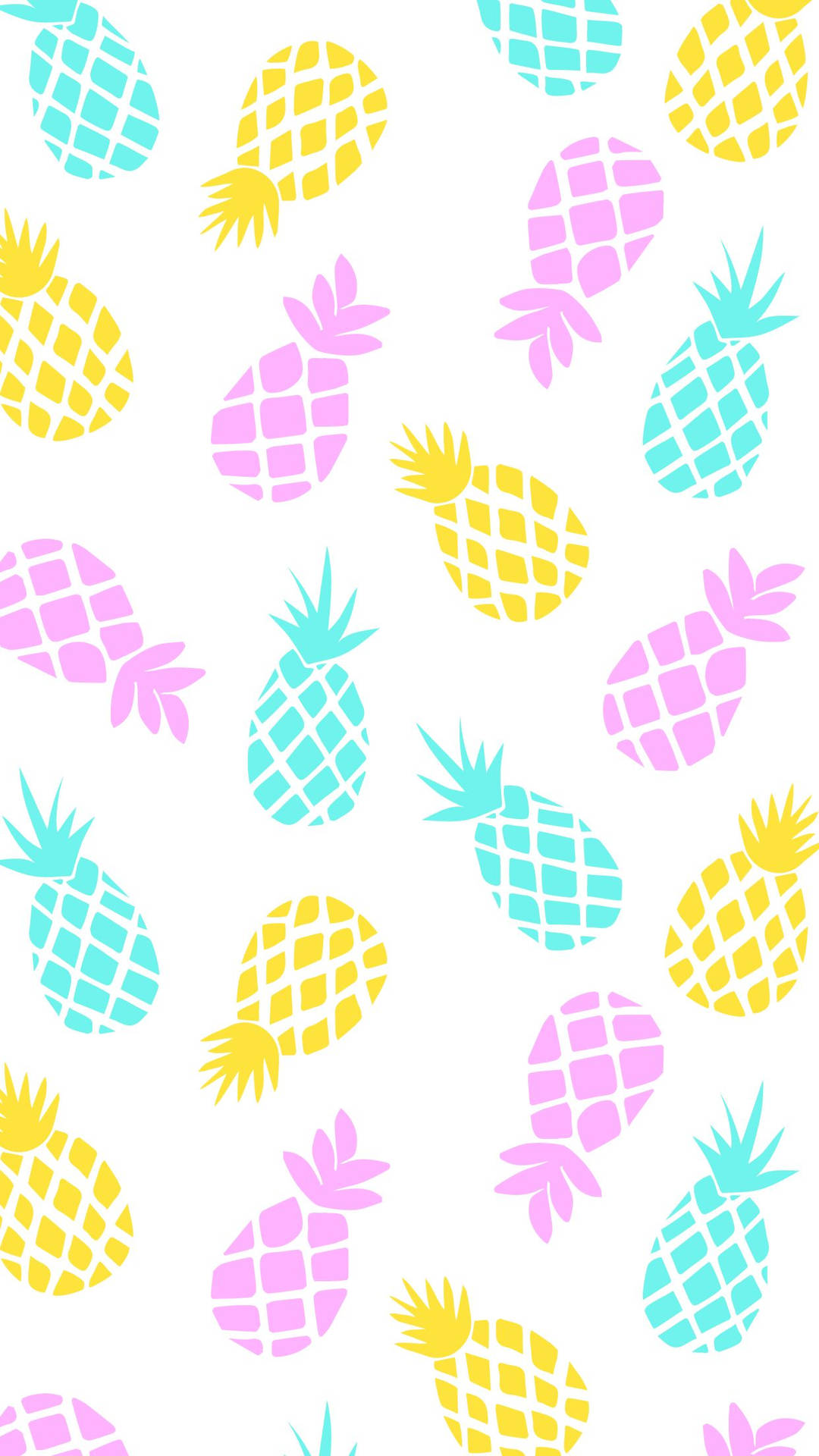 Add Some Color To Your Home With Delightful Pineapple Patterns Background