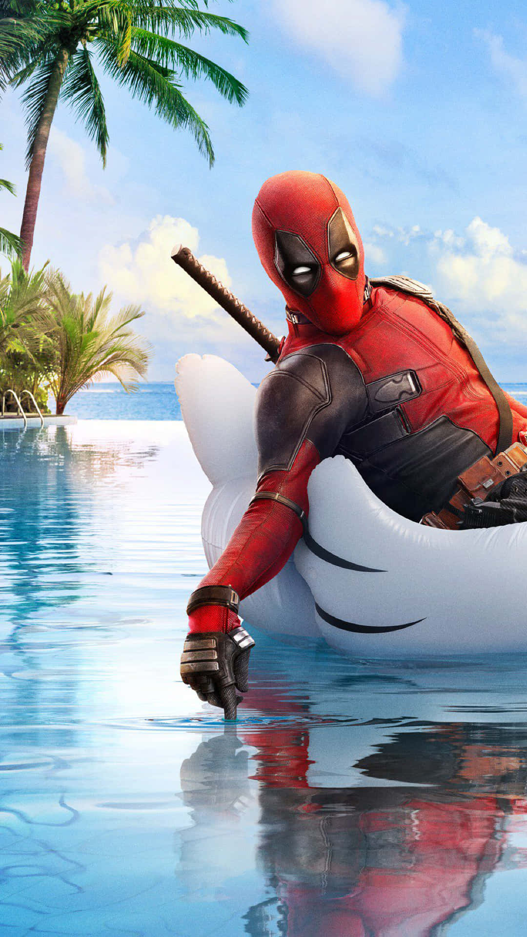 Add Some Flare To Your Phone - Upgrade To A Deadpool Iphone! Background