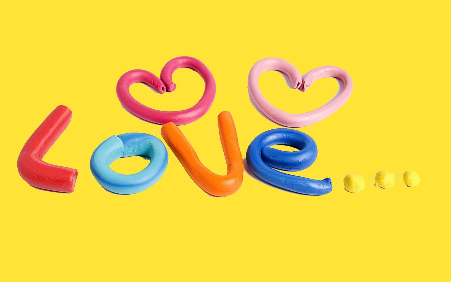 Add Some Sunshine To Your Home With A Cute Yellow Desktop Wallpaper. Background
